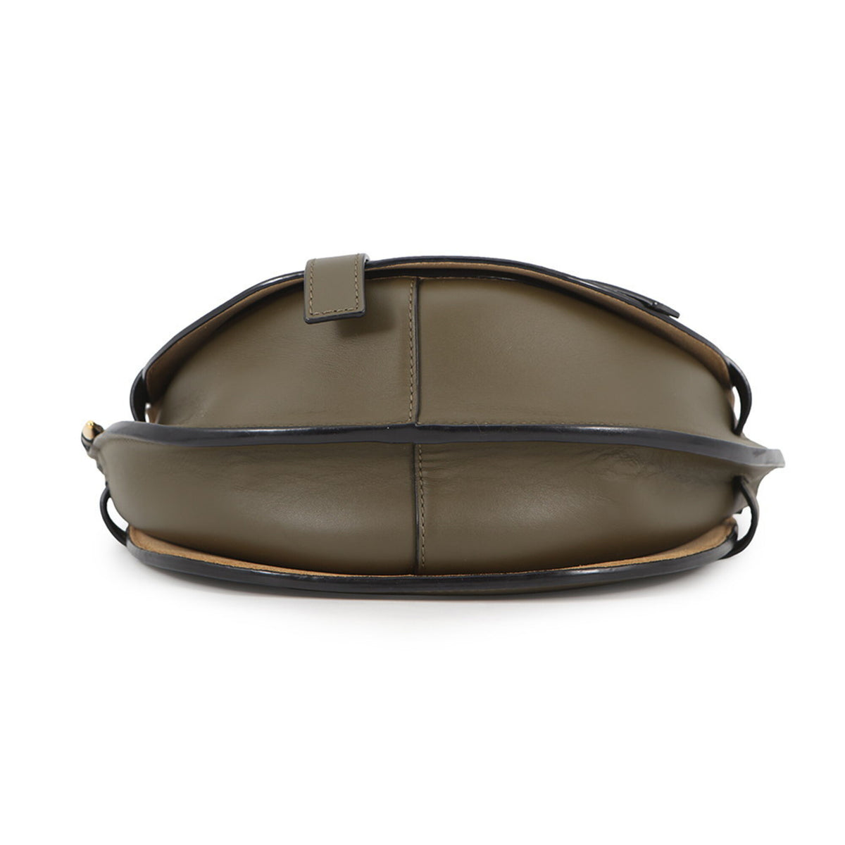 Loewe Olive Leather Handbag Shoulder Bag (Pre-Owned)