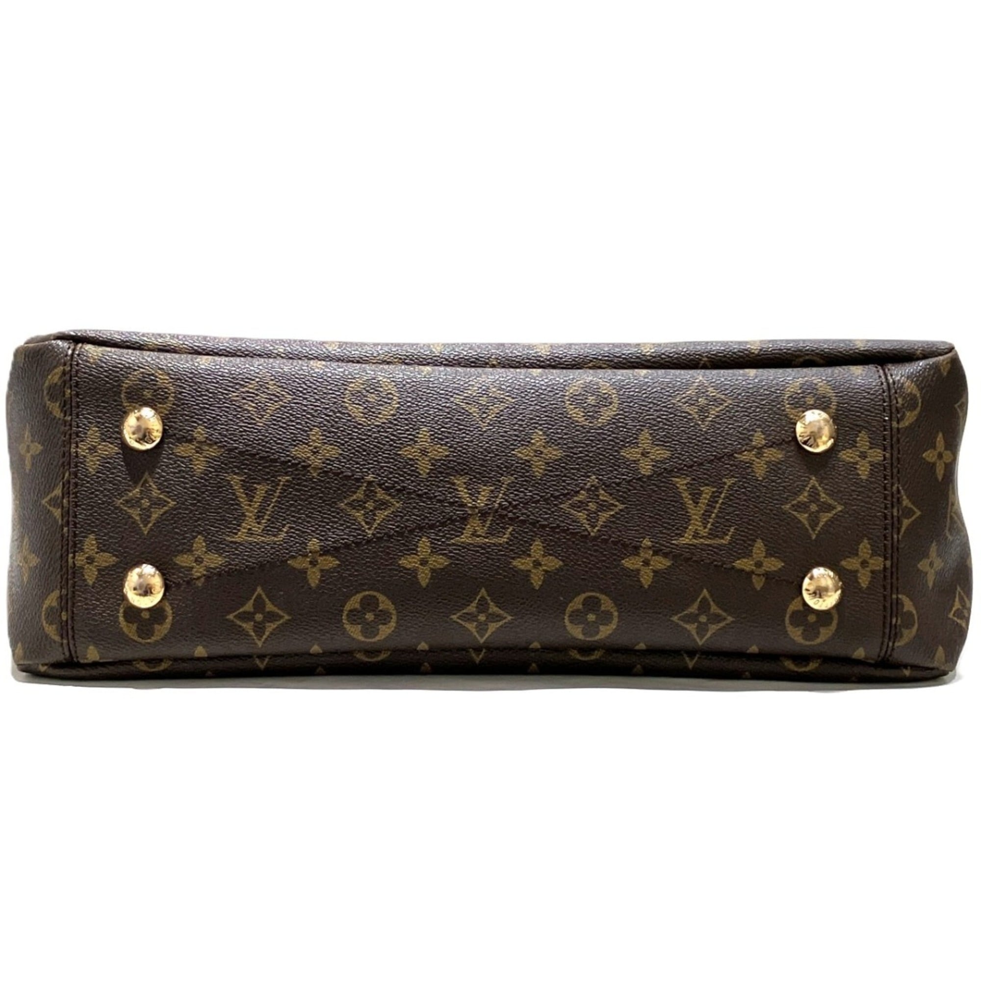 Louis Vuitton Brown Purple Monogram Canvas Tote Bag (Pre-Owned)