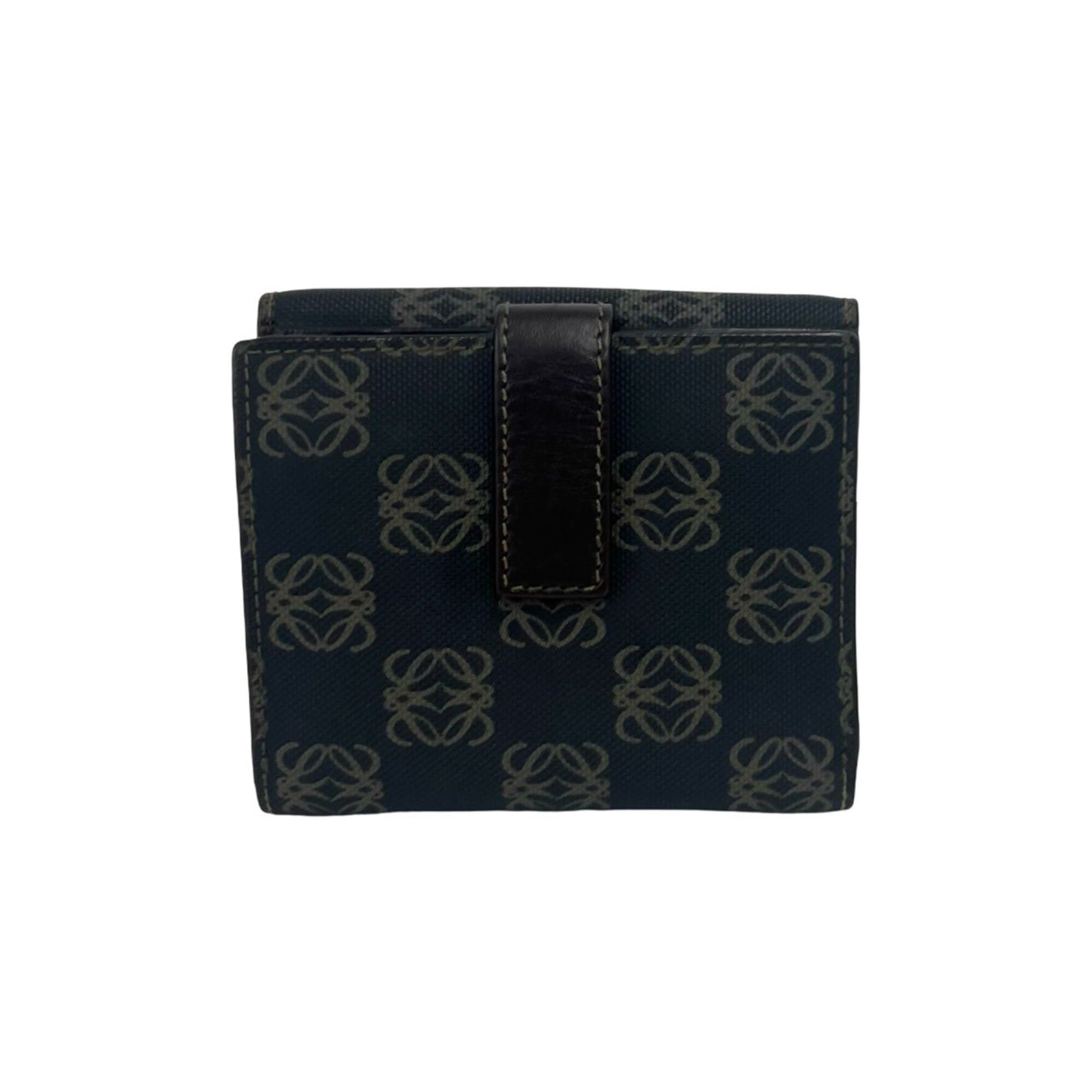 Loewe Brown Leather Pvc Wallet (Bi-Fold) (Pre-Owned)