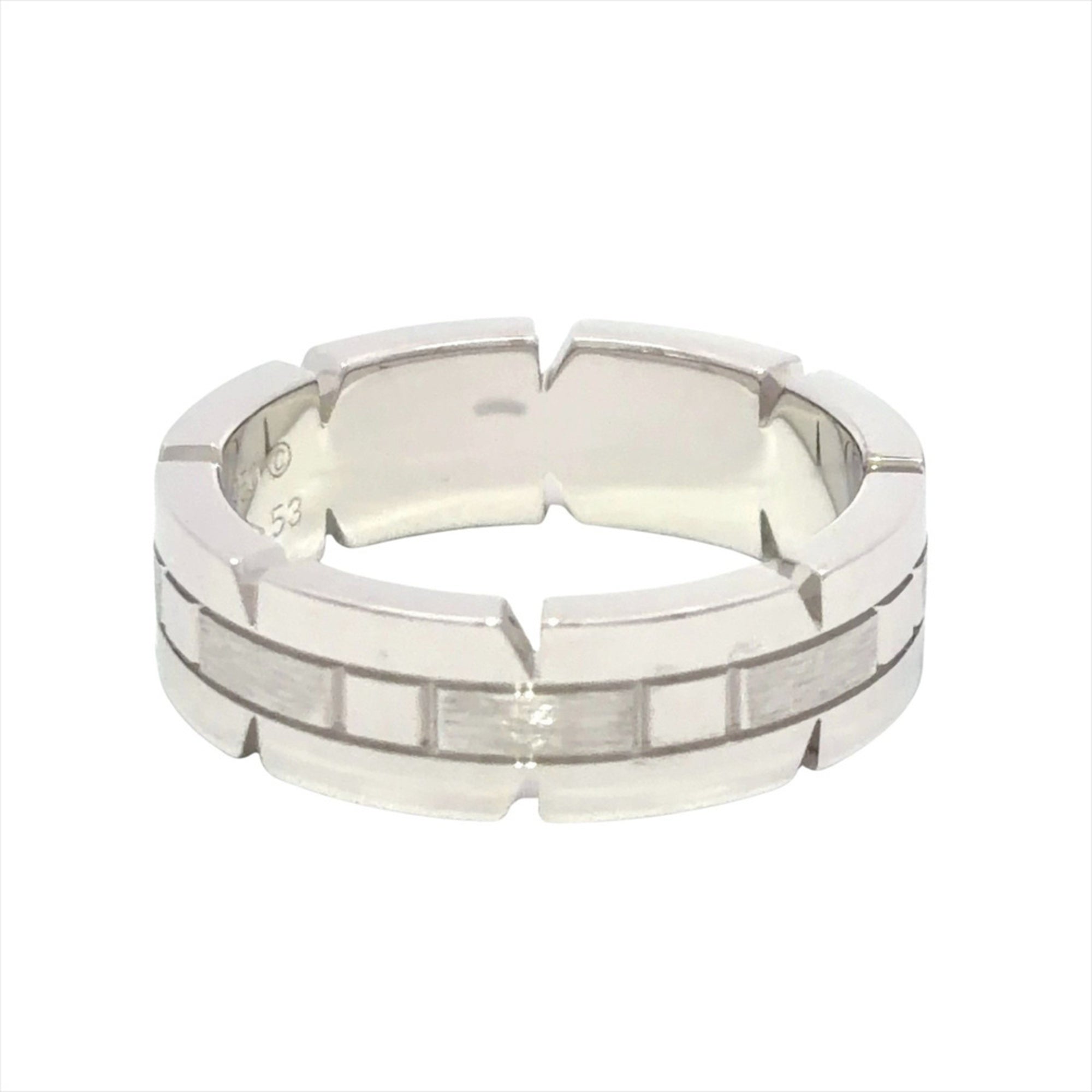 Cartier White Gold White Gold (18K) Band Ring (Pre-Owned)
