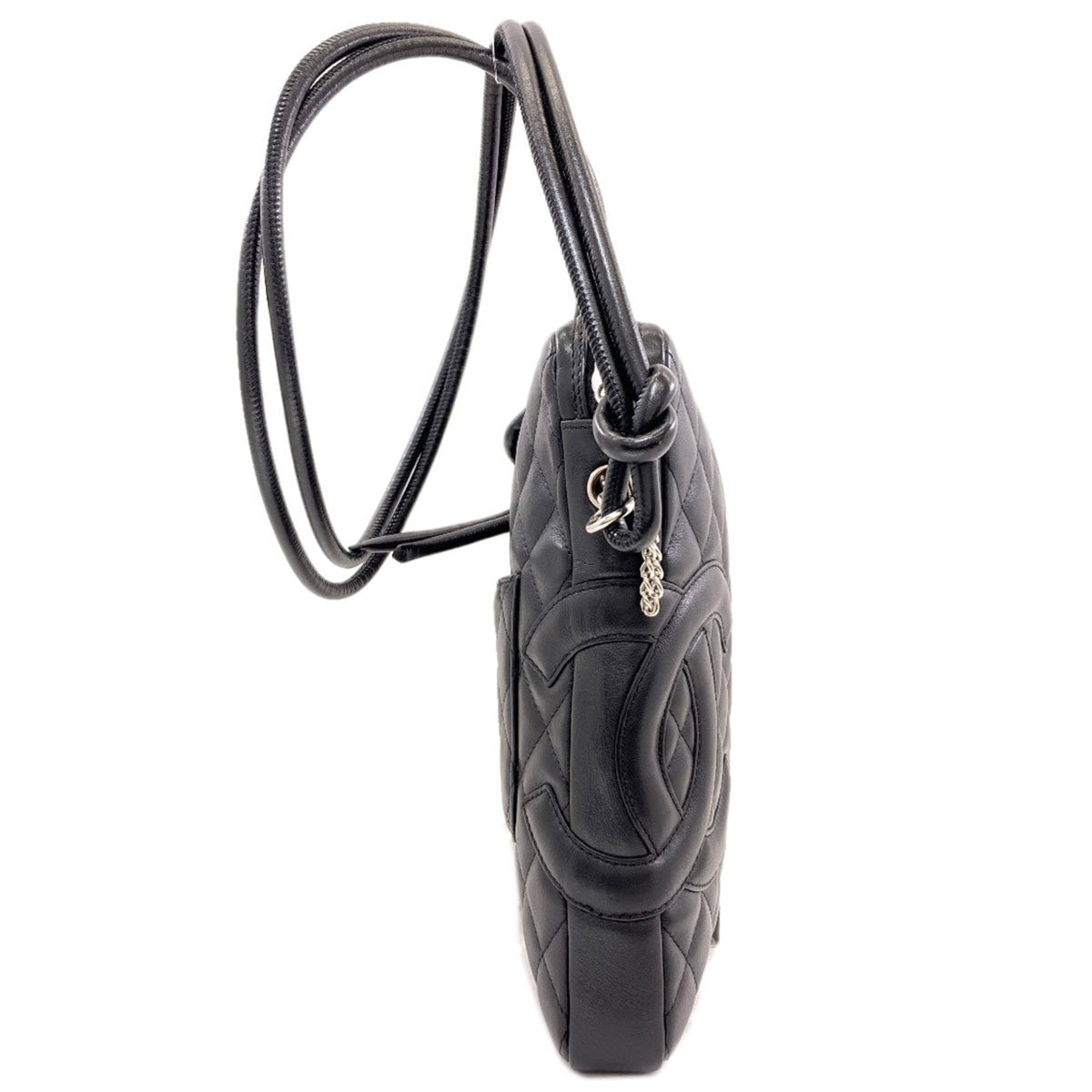 Chanel Black Leather Shoulder Bag (Pre-Owned)