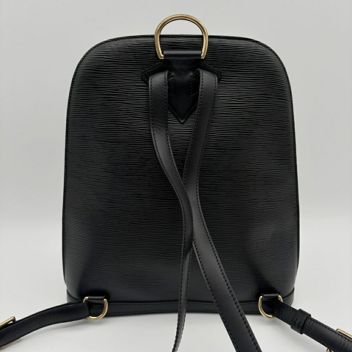 Louis Vuitton Noir Epi Leather Backpack (Pre-Owned)