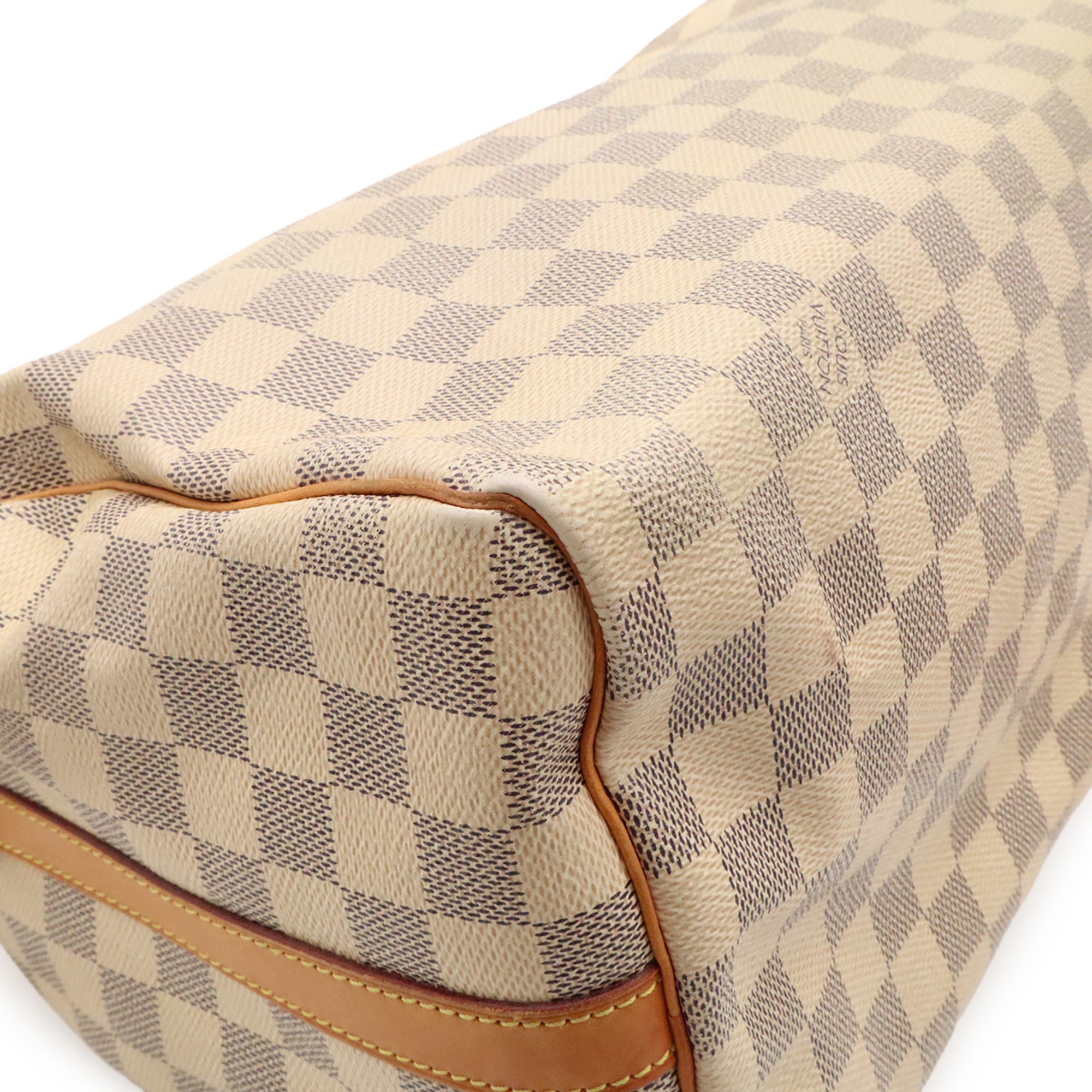 Louis Vuitton Damier Azur Ivory White Damier Azur Handbag Shoulder Bag (Pre-Owned)