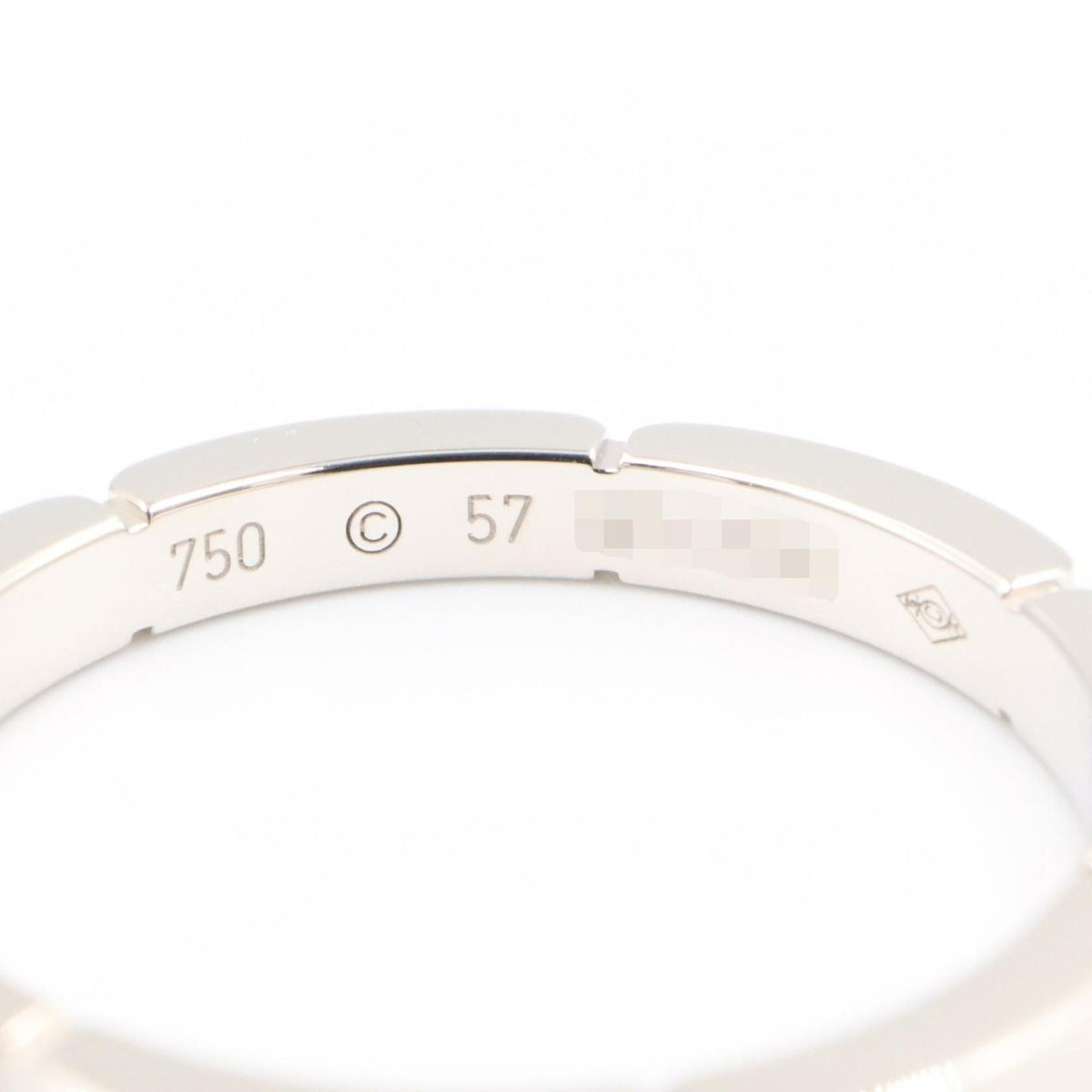 Cartier Silver White Gold (18K) Band Ring (Pre-Owned)