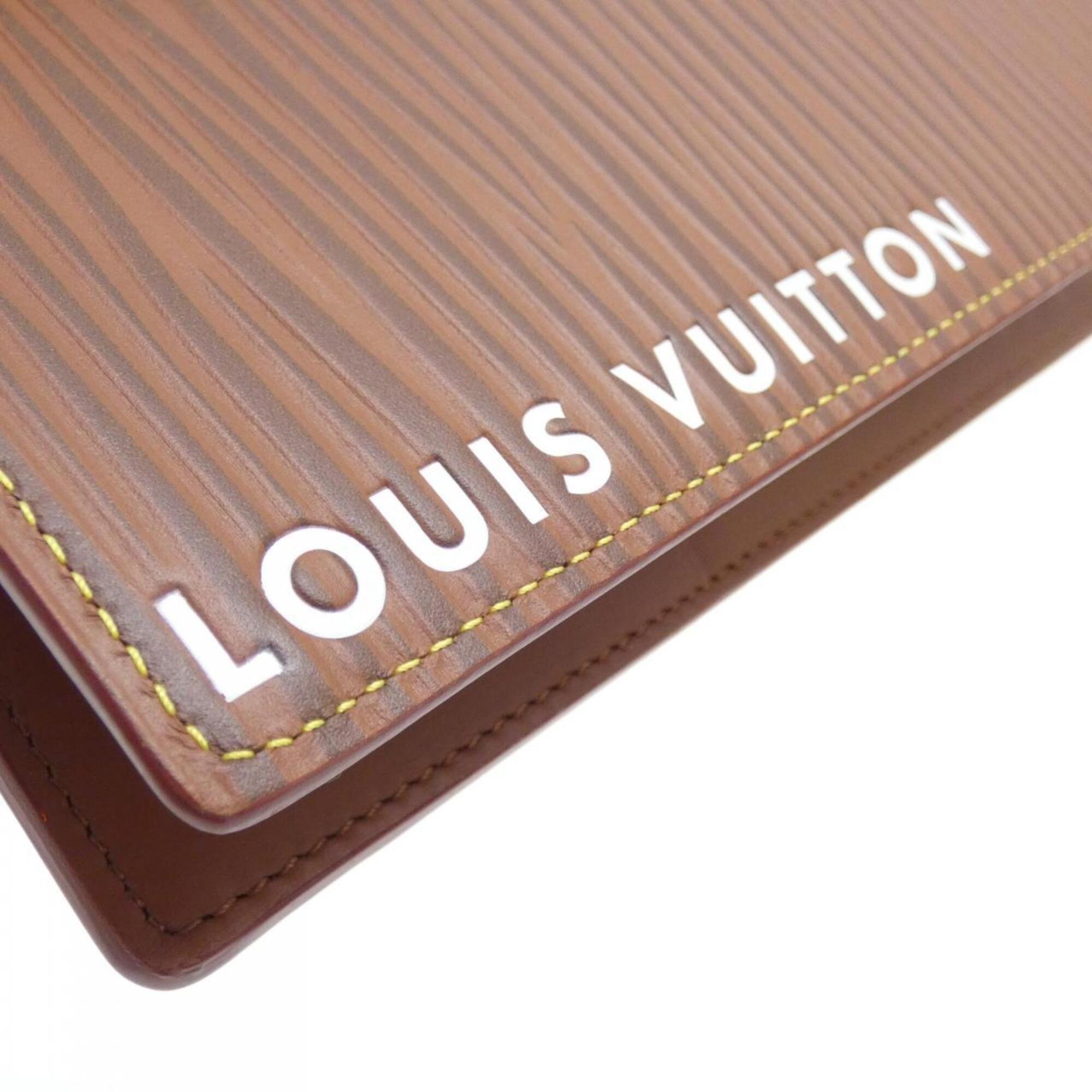 Louis Vuitton Brown Cognac Long Wallet (Bi-Fold) (Pre-Owned)