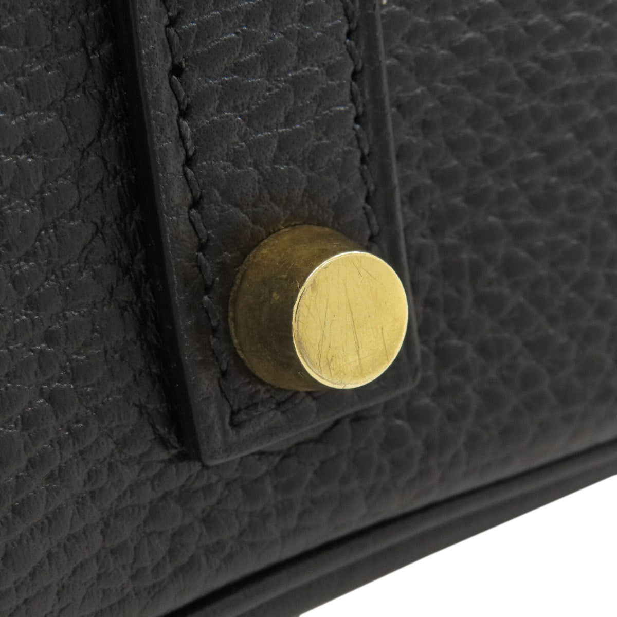 Hermes Black Ardennes Leather Handbag (Pre-Owned)