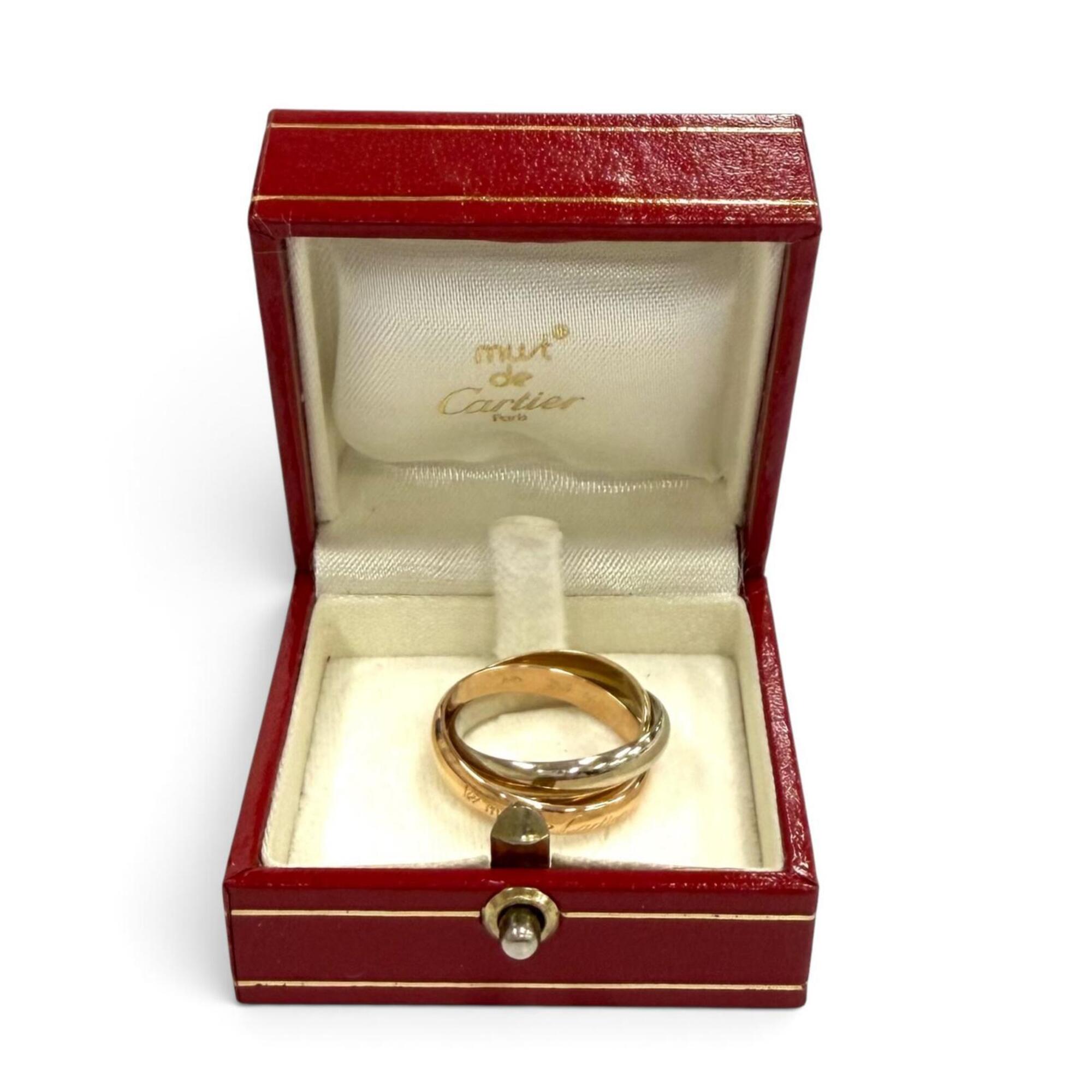 Cartier Pink Gold White Gold Yellow Gold Yellow Gold (18K) Pink Gold (18K) White Gold (18K) Band Ring (Pre-Owned)