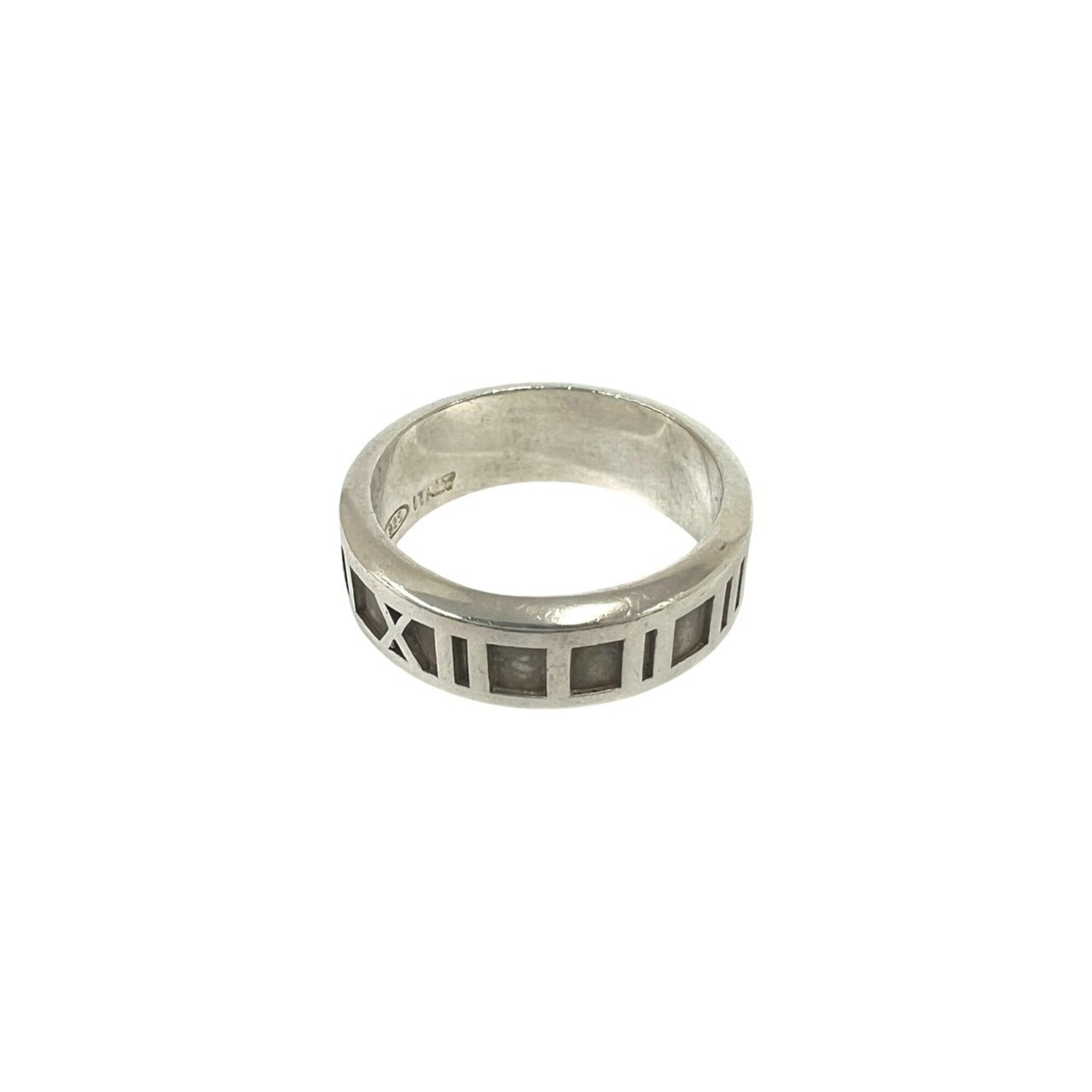 Tiffany Silver Silver 925 Band Ring (Pre-Owned)