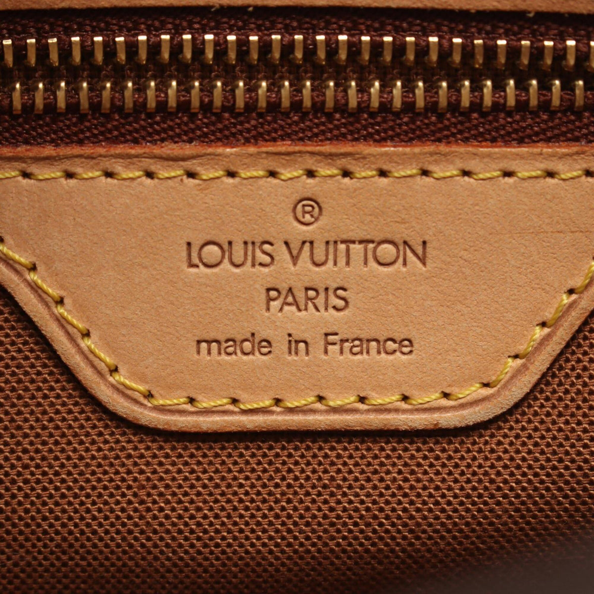 Louis Vuitton Brown Coated Canvas Leather Handbag (Pre-Owned)