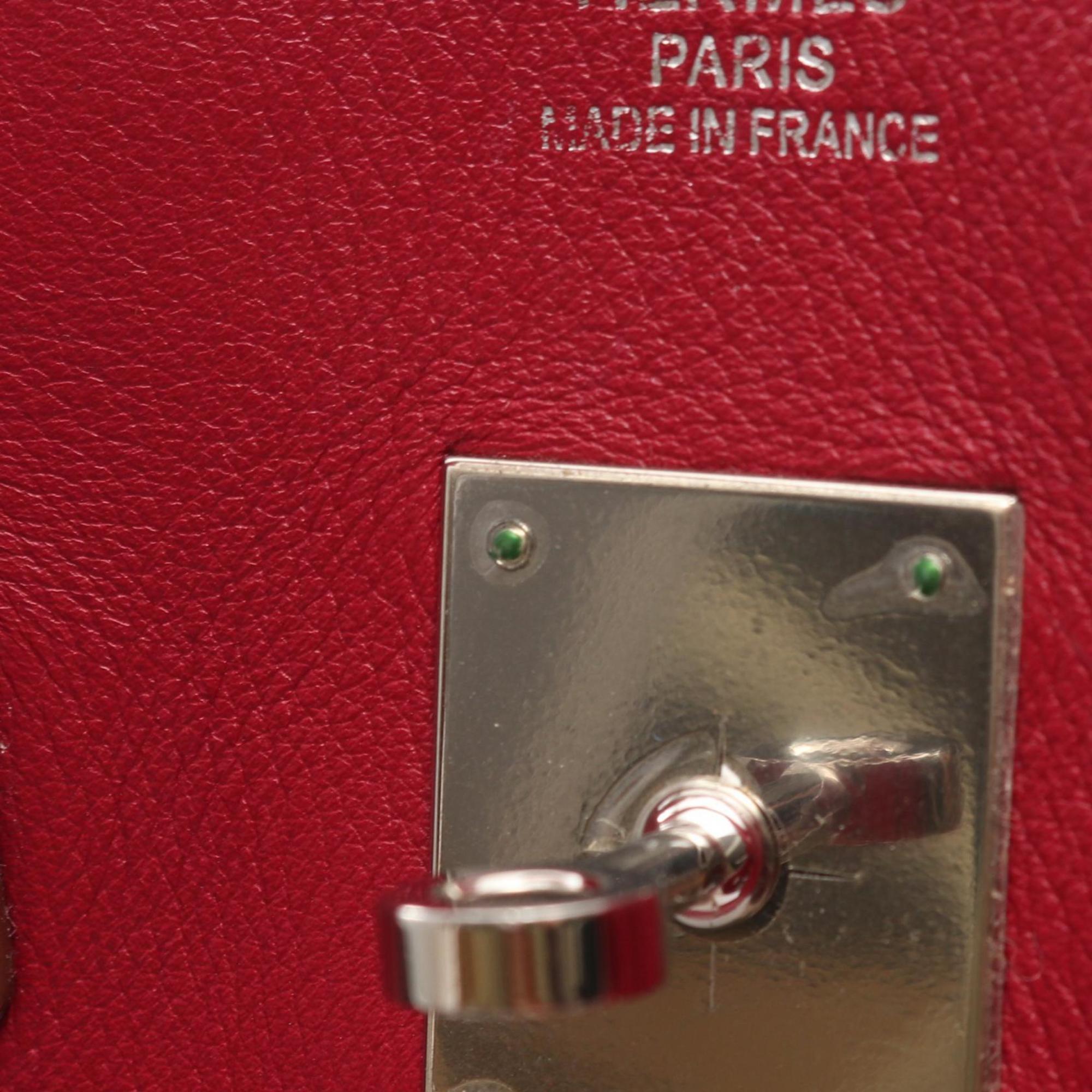 Hermes Pink Leather Handbag (Pre-Owned)