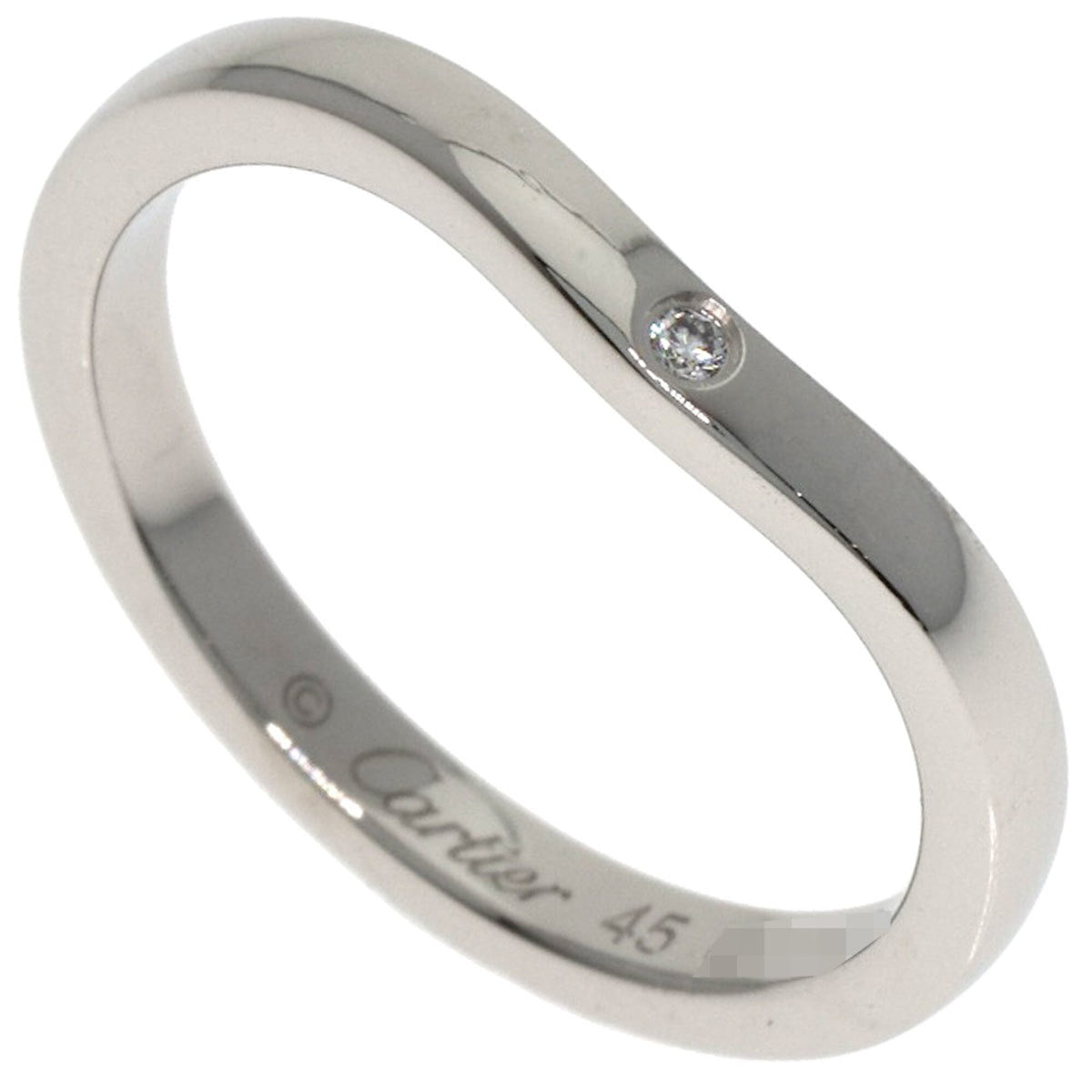 Cartier Platinum 950 Band Ring (Pre-Owned)