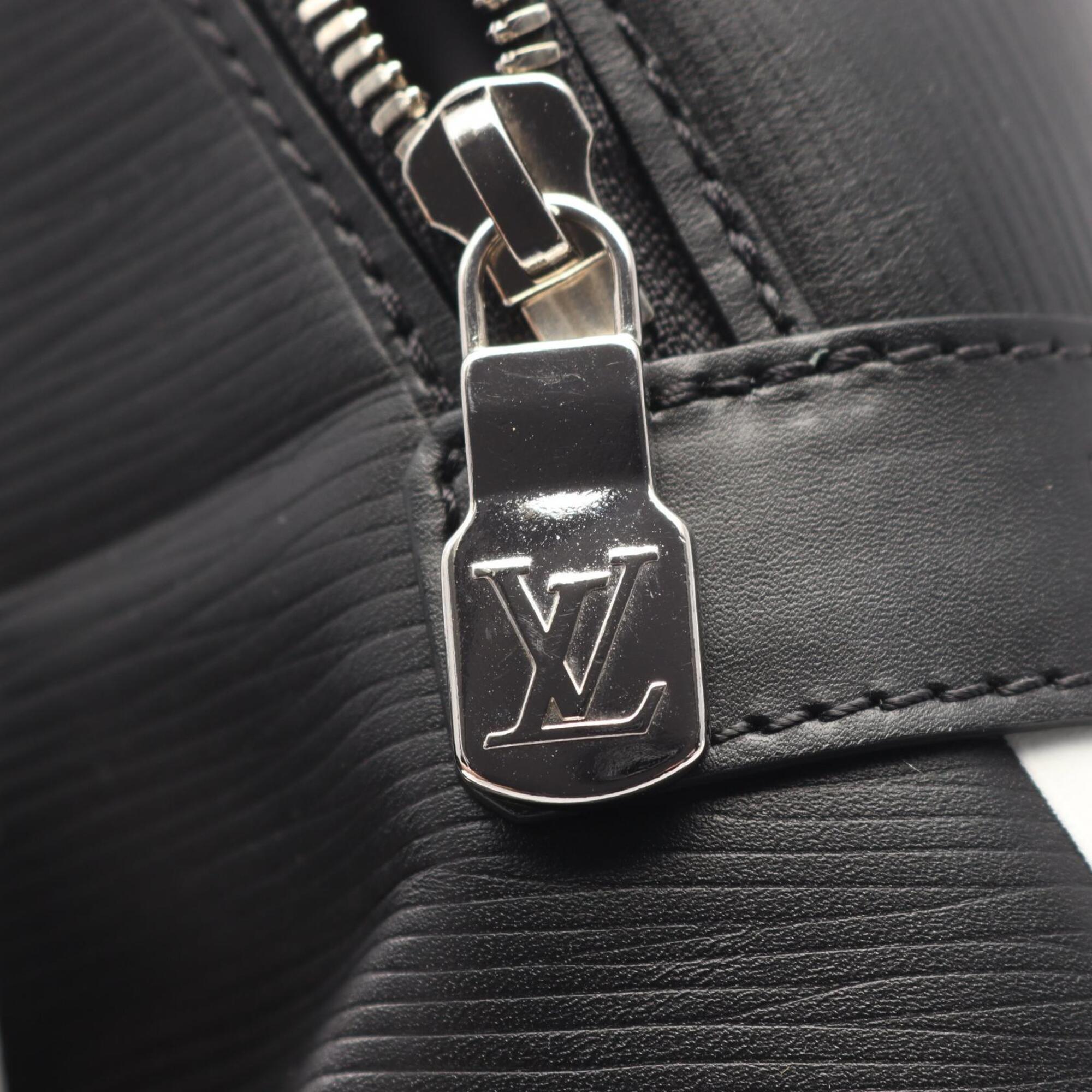 Louis Vuitton Black White Epi Leather Backpack (Pre-Owned)