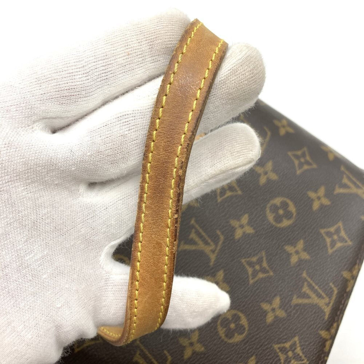 Louis Vuitton Brown Monogram Canvas Handbag (Pre-Owned)