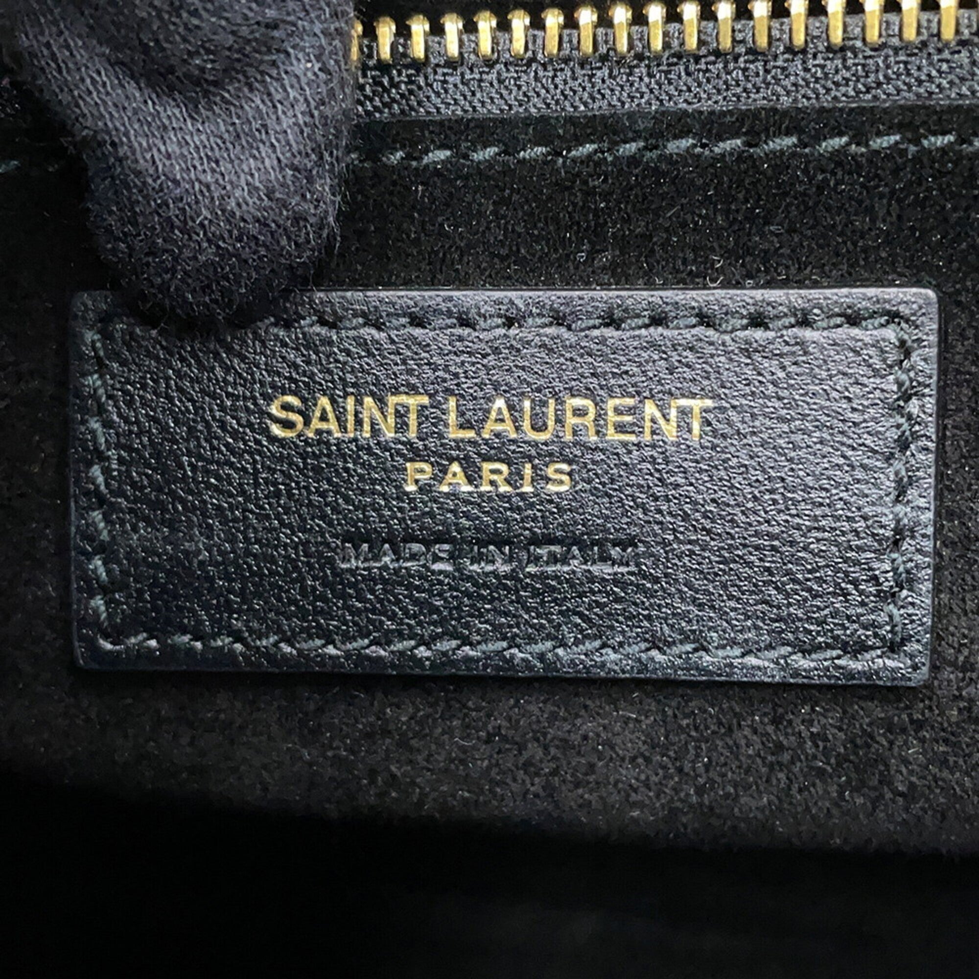Yves Saint Laurent Black Leather Handbag (Pre-Owned)