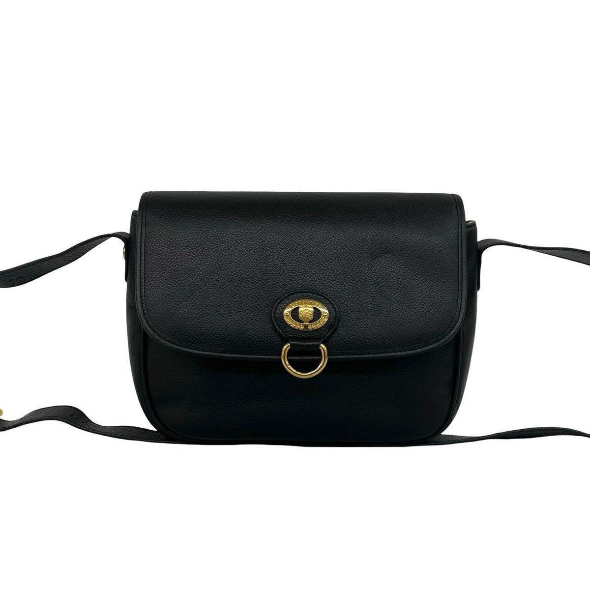Burberry Black Leather Pochette Shoulder Bag (Pre-Owned)