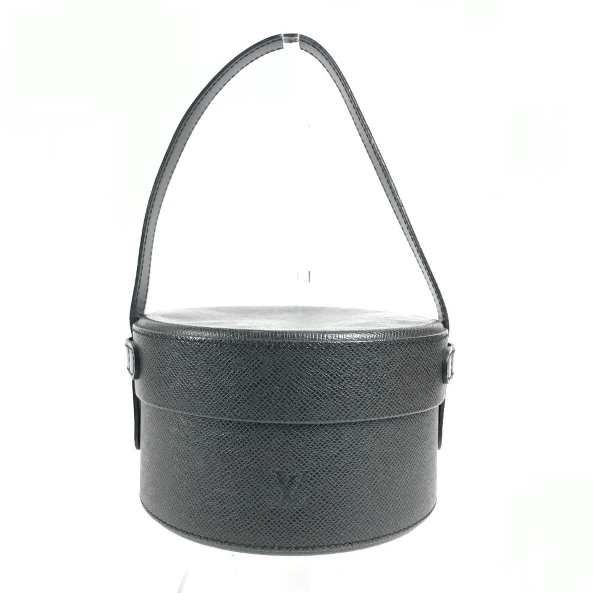 Louis Vuitton Black Taiga Leather Leather Handbag (Pre-Owned)