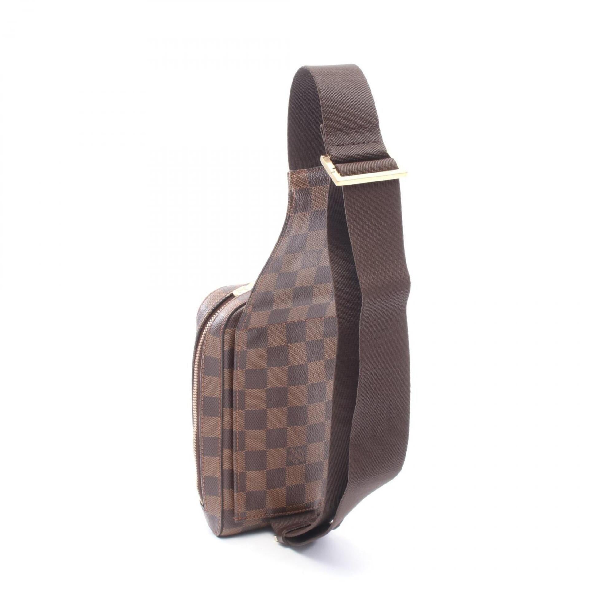 Louis Vuitton Brown Coated Canvas Fanny Pack Handbag (Pre-Owned)