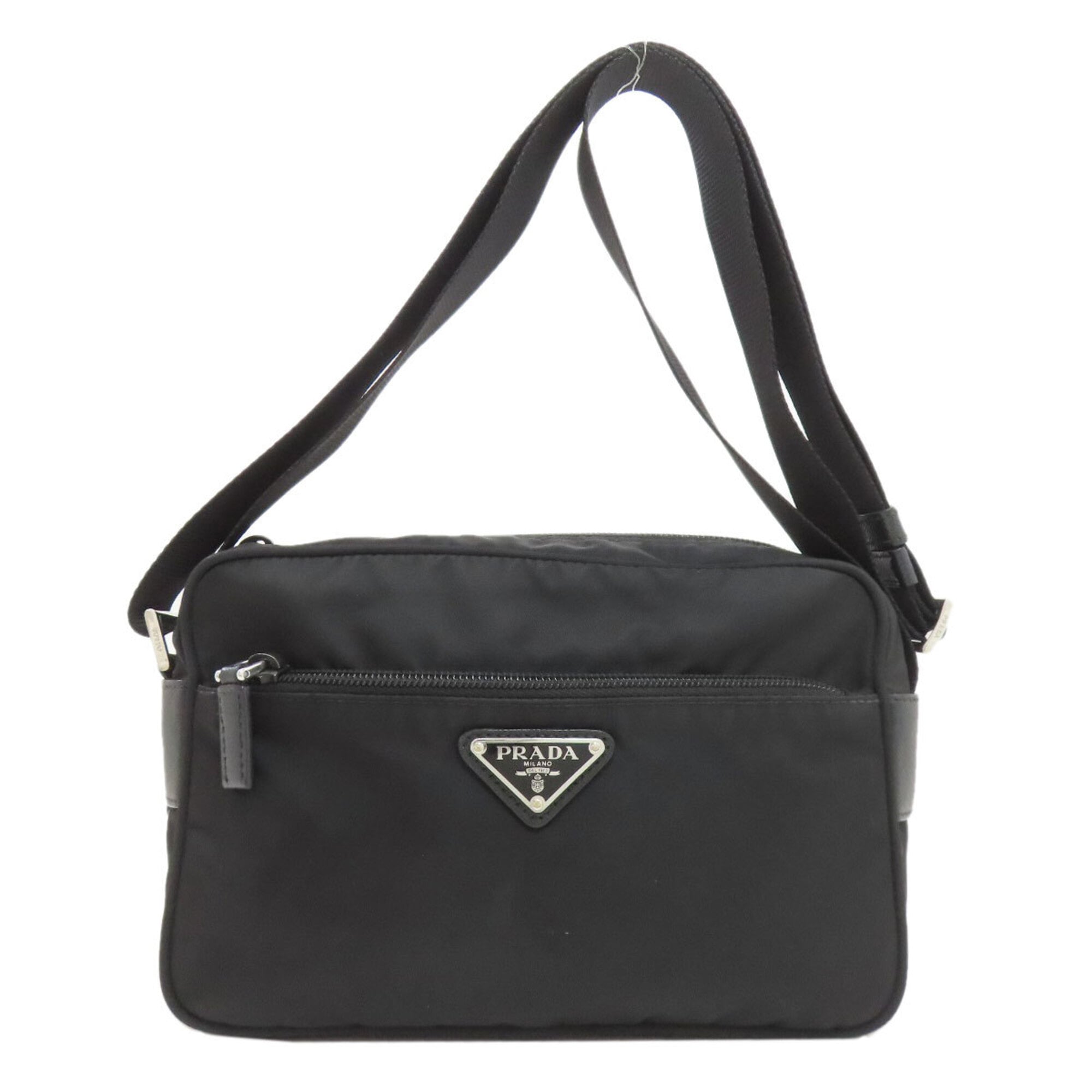 Prada Black Nylon Shoulder Bag (Pre-Owned)