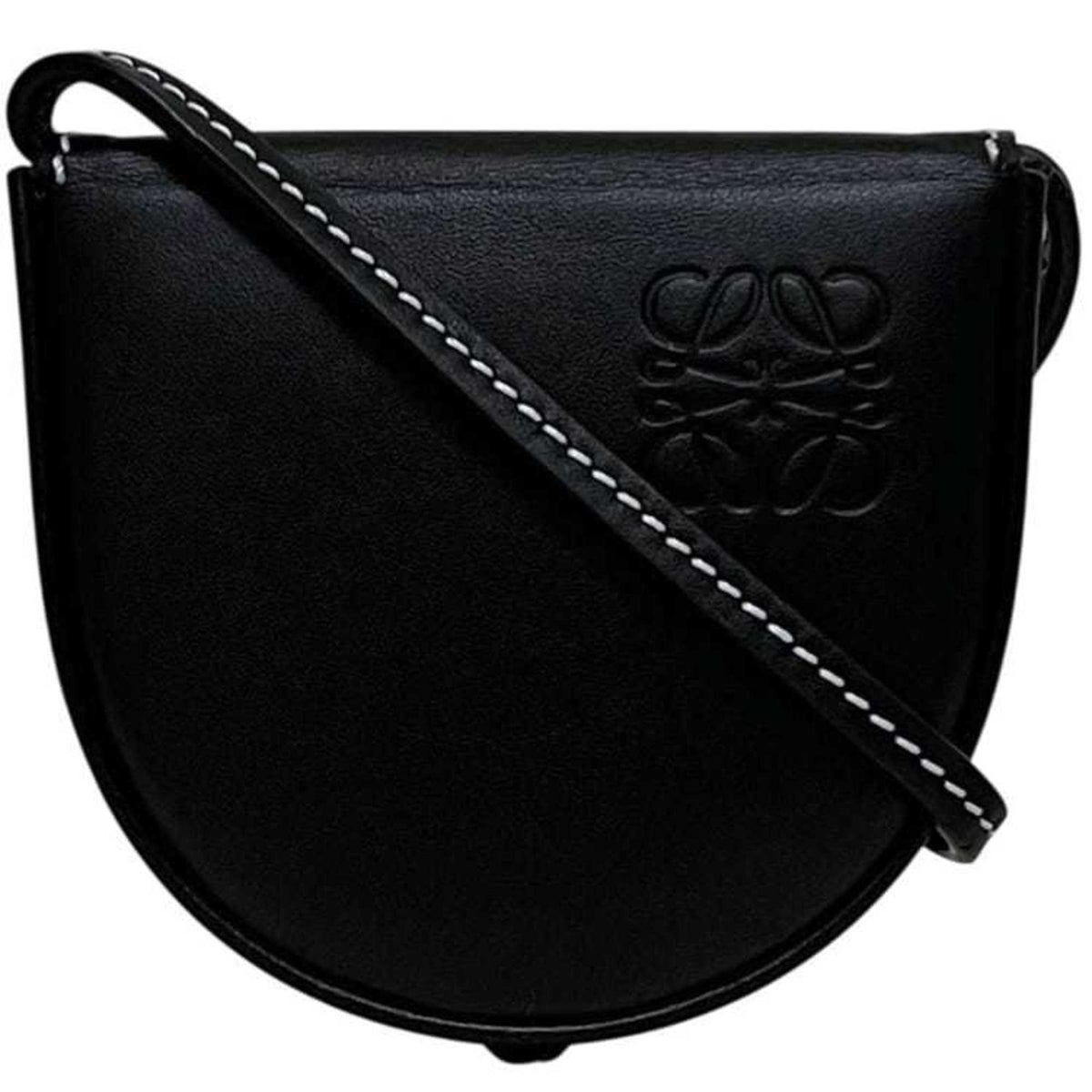 Loewe Black Leather Pochette Pouch (Pre-Owned)
