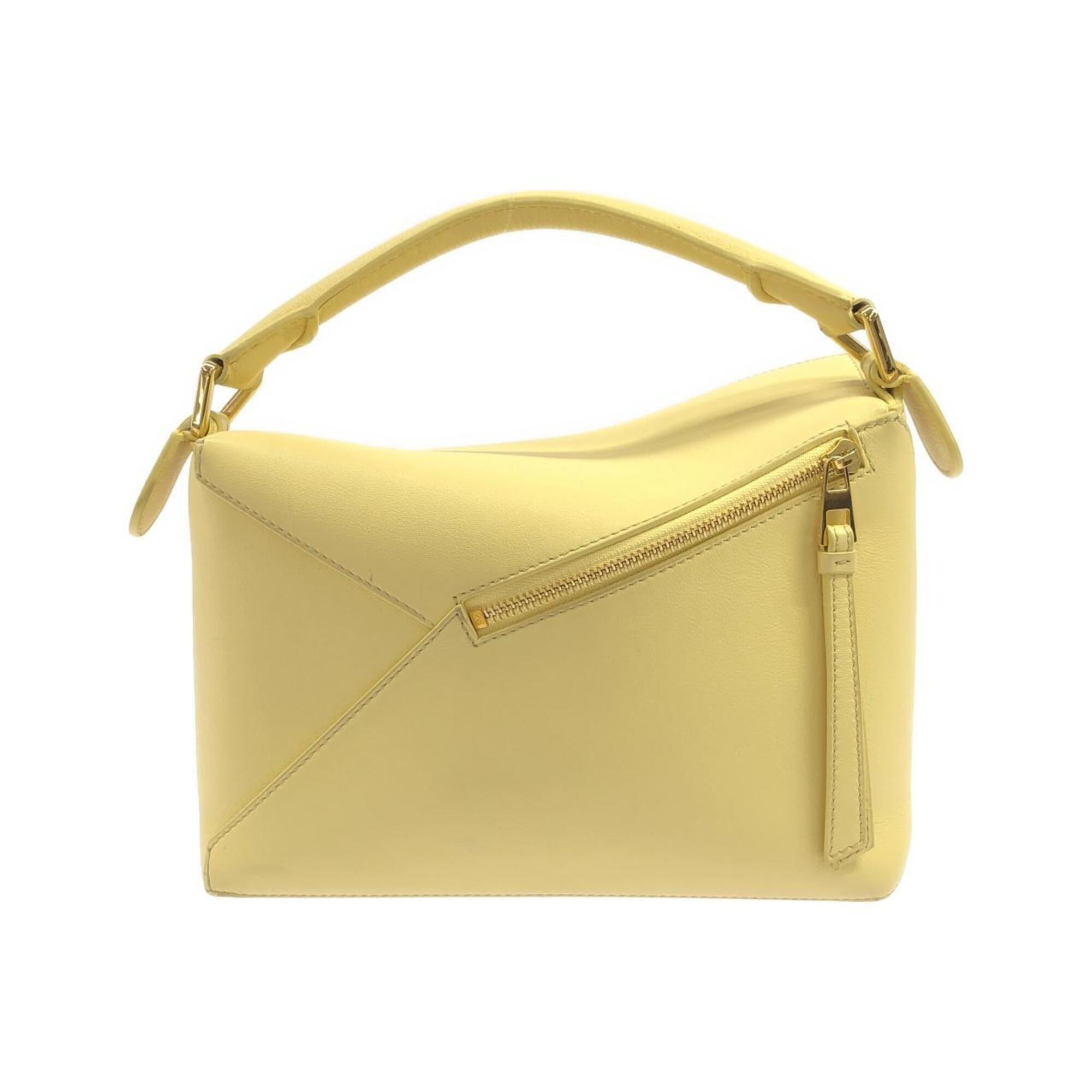 Loewe Yellow Leather Handbag (Pre-Owned)