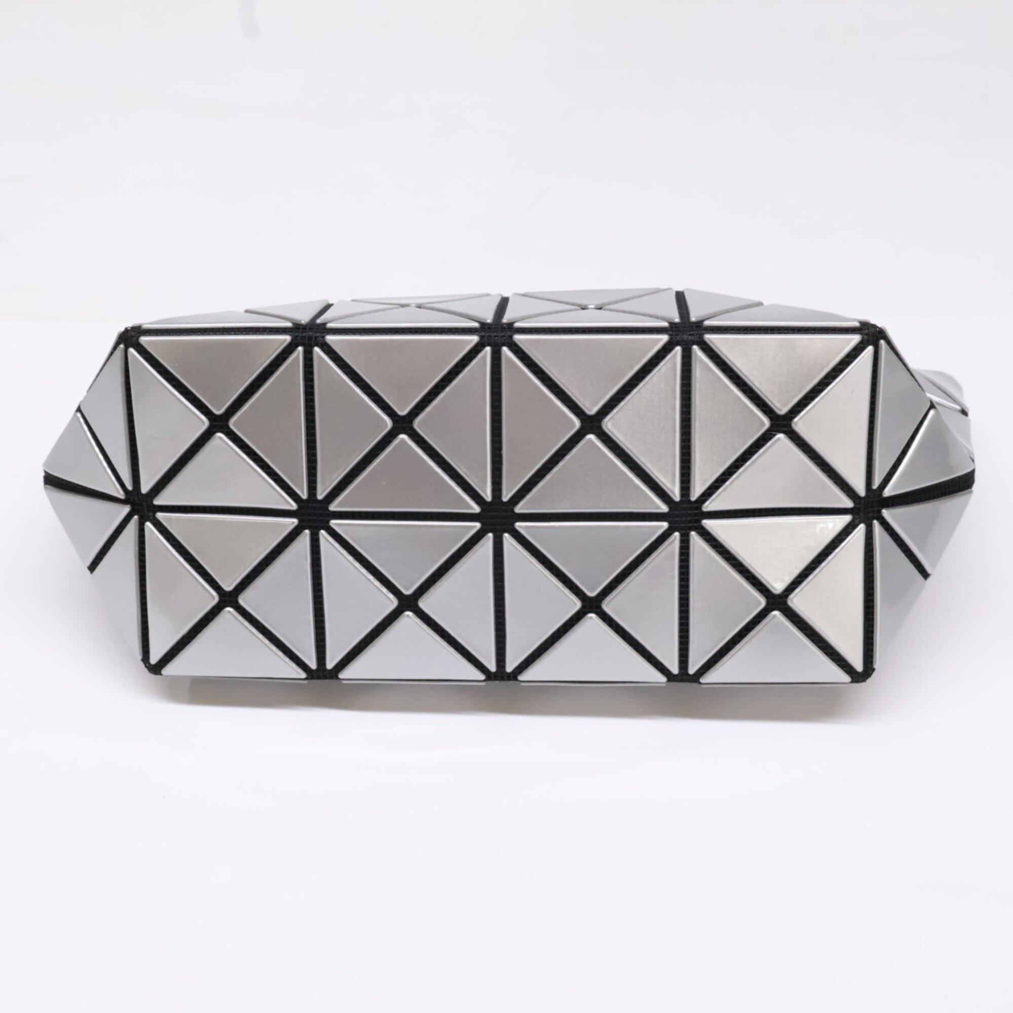 Bao Bao Issey Miyake Silver Pvc Pouch (Pre-Owned)