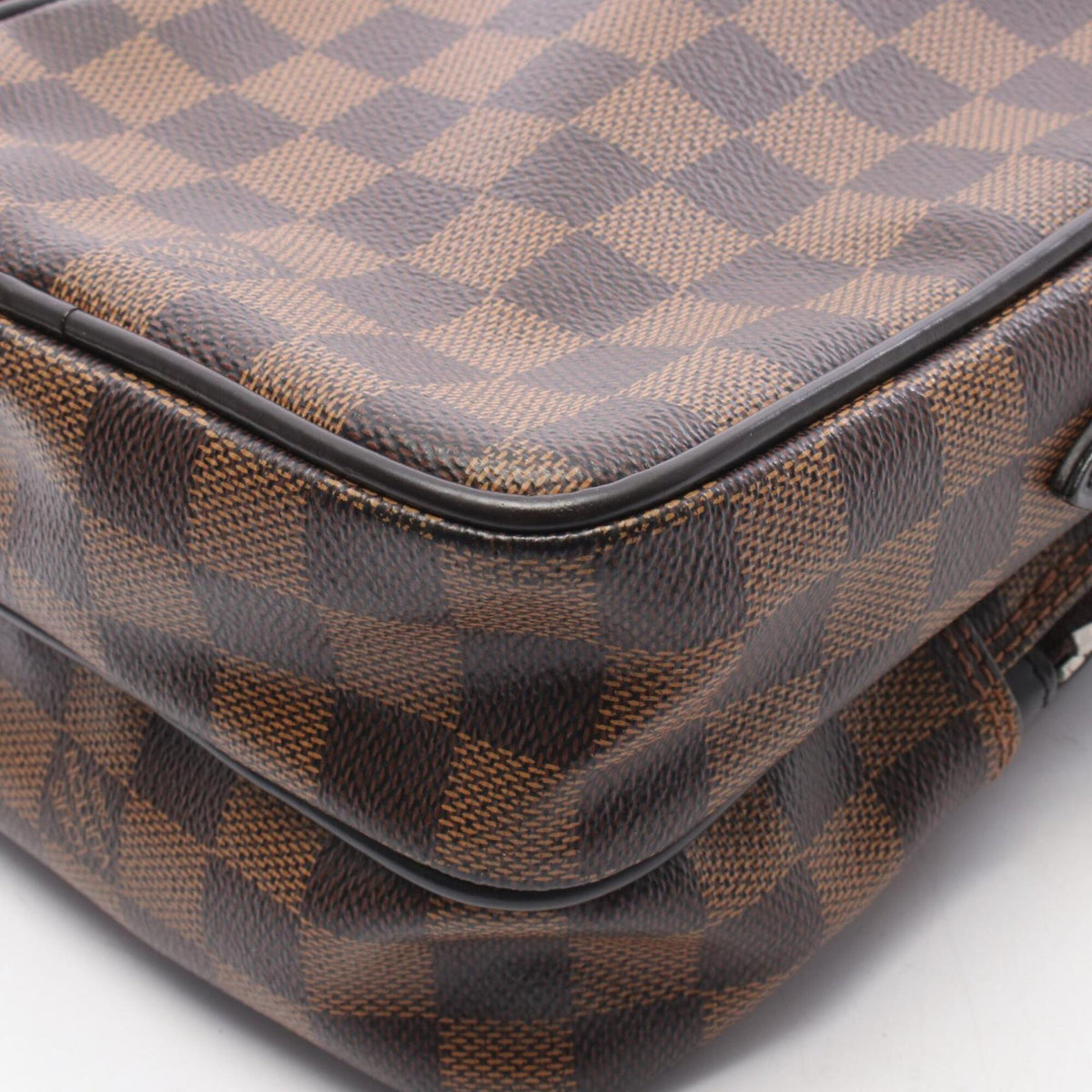 Louis Vuitton Black Brown Multi-Color Coated Canvas Leather Handbag Shoulder Bag (Pre-Owned)
