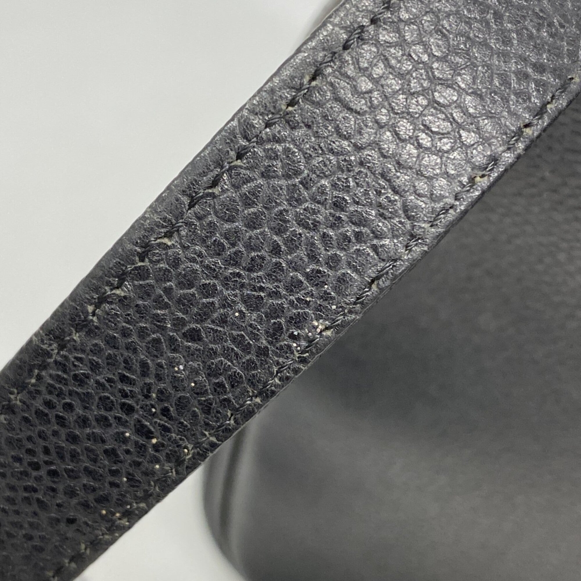 Chanel Black Grained Calfskin Vanity Bag (Pre-Owned)
