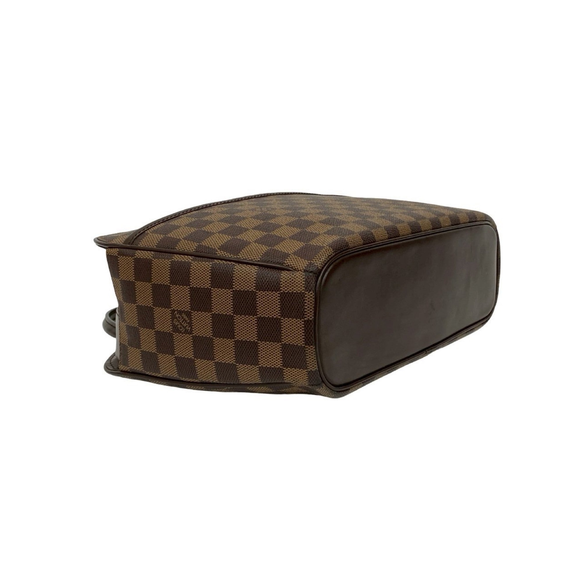 Louis Vuitton Brown Leather Pvc Boston Bag Handbag (Pre-Owned)