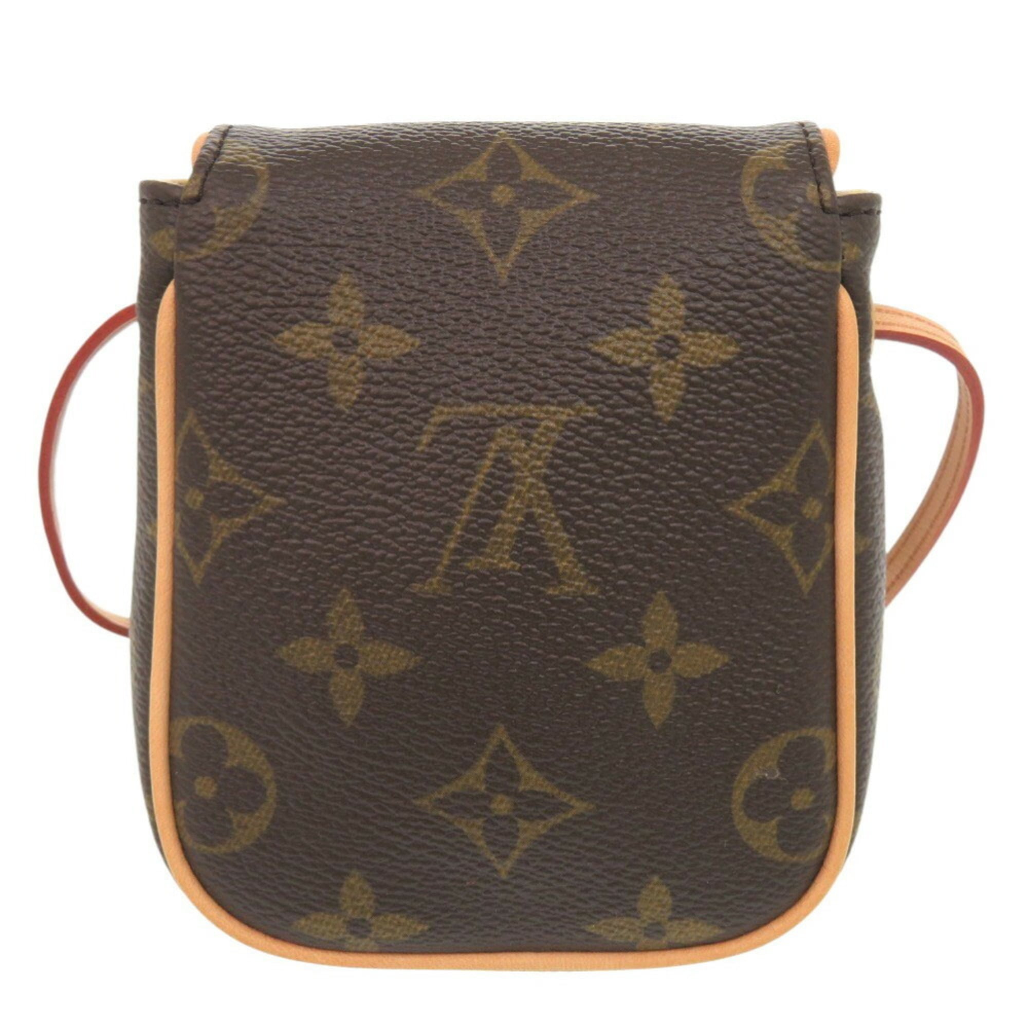 Louis Vuitton Brown Monogram Pochette Shoulder Bag (Pre-Owned)