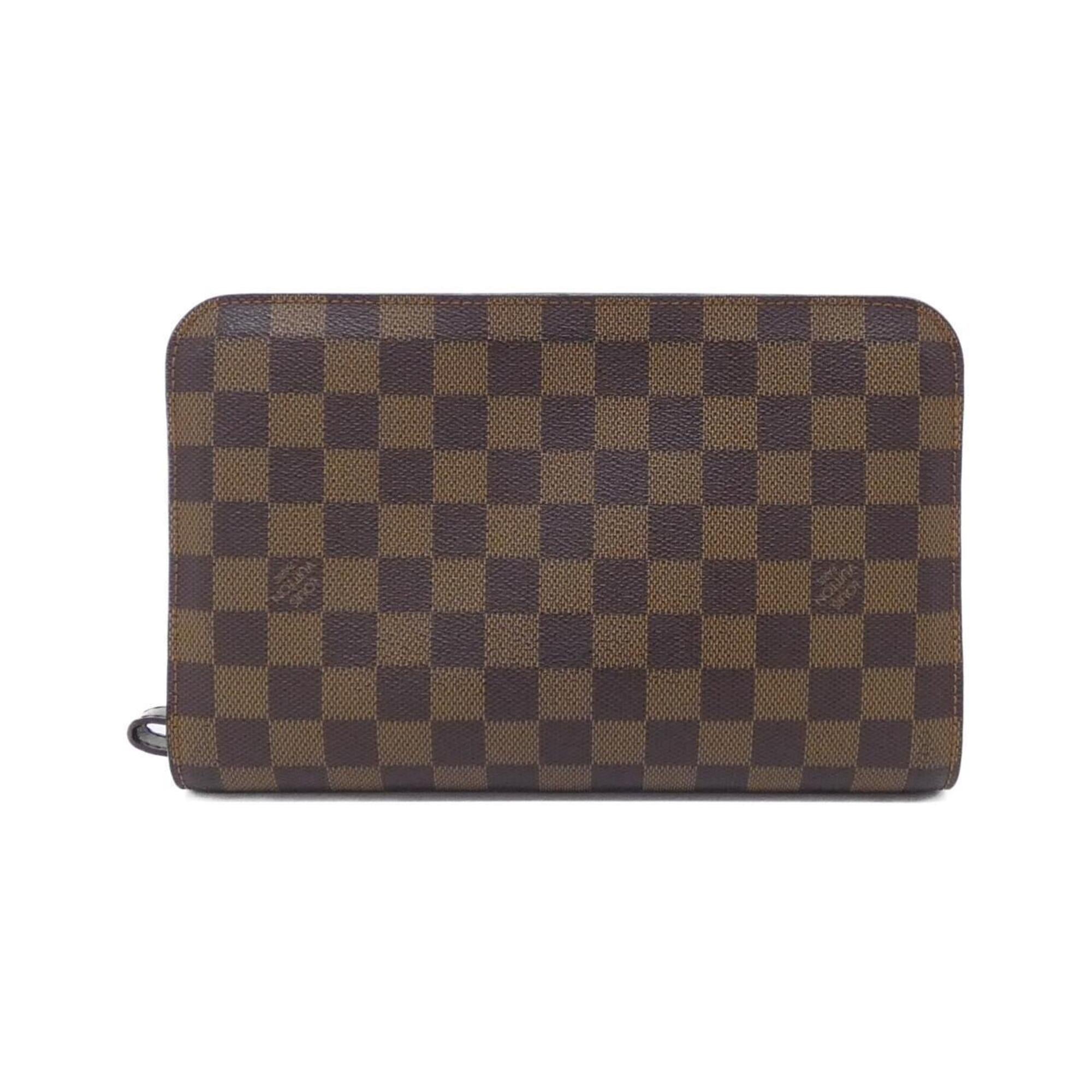 Louis Vuitton Brown Coated Canvas Briefcase (Pre-Owned)