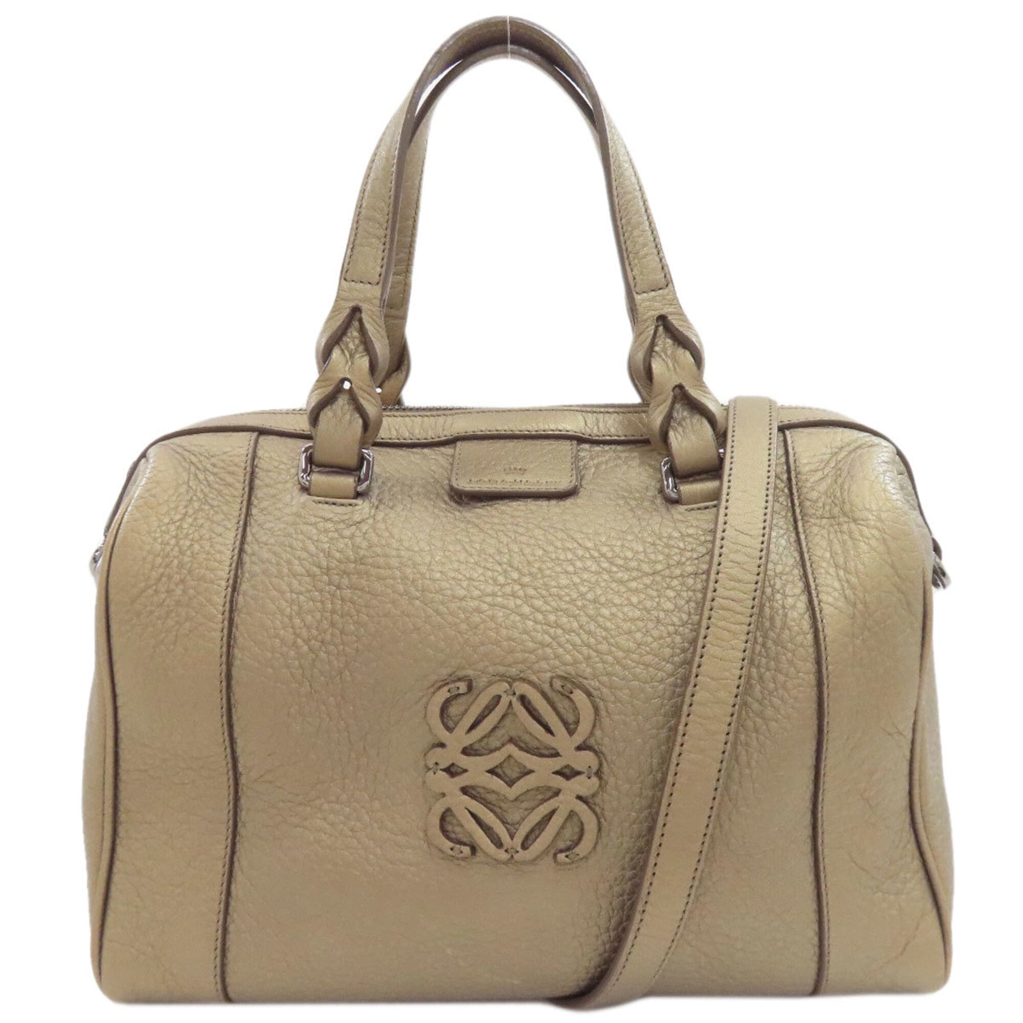Loewe Gold Leather Handbag (Pre-Owned)