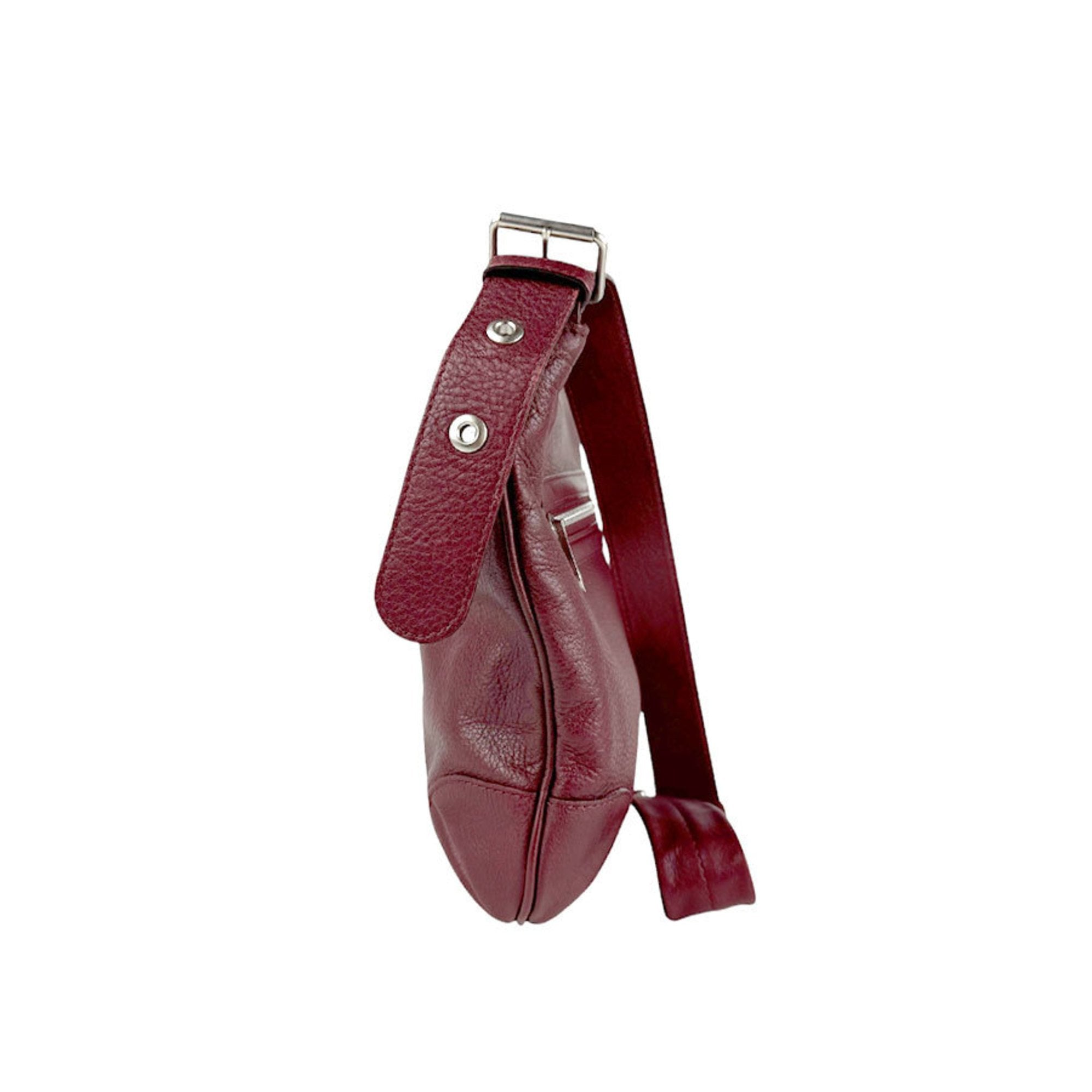 Chloé Burgundy Leather Shoulder Bag (Pre-Owned)