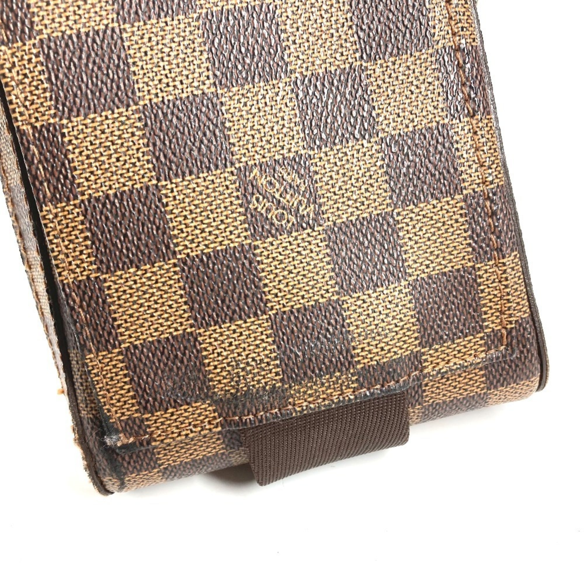 Louis Vuitton Brown Damier Canvas Ebene Damier Canvas Fanny Pack Shoulder Bag (Pre-Owned)