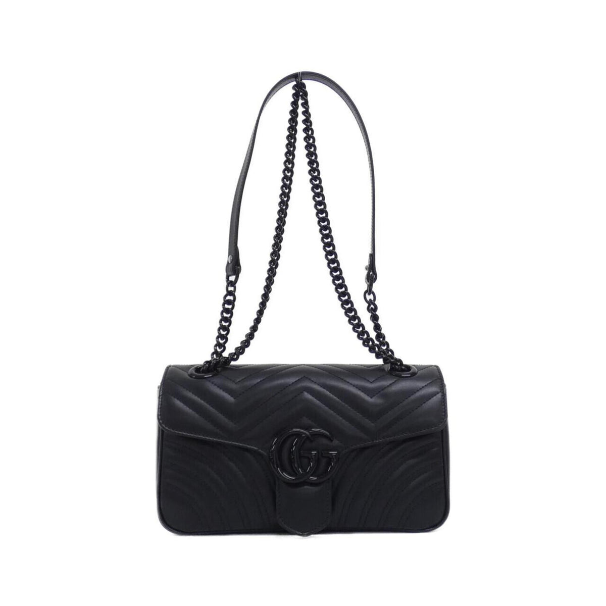 Gucci Black Leather Shoulder Bag (Pre-Owned)