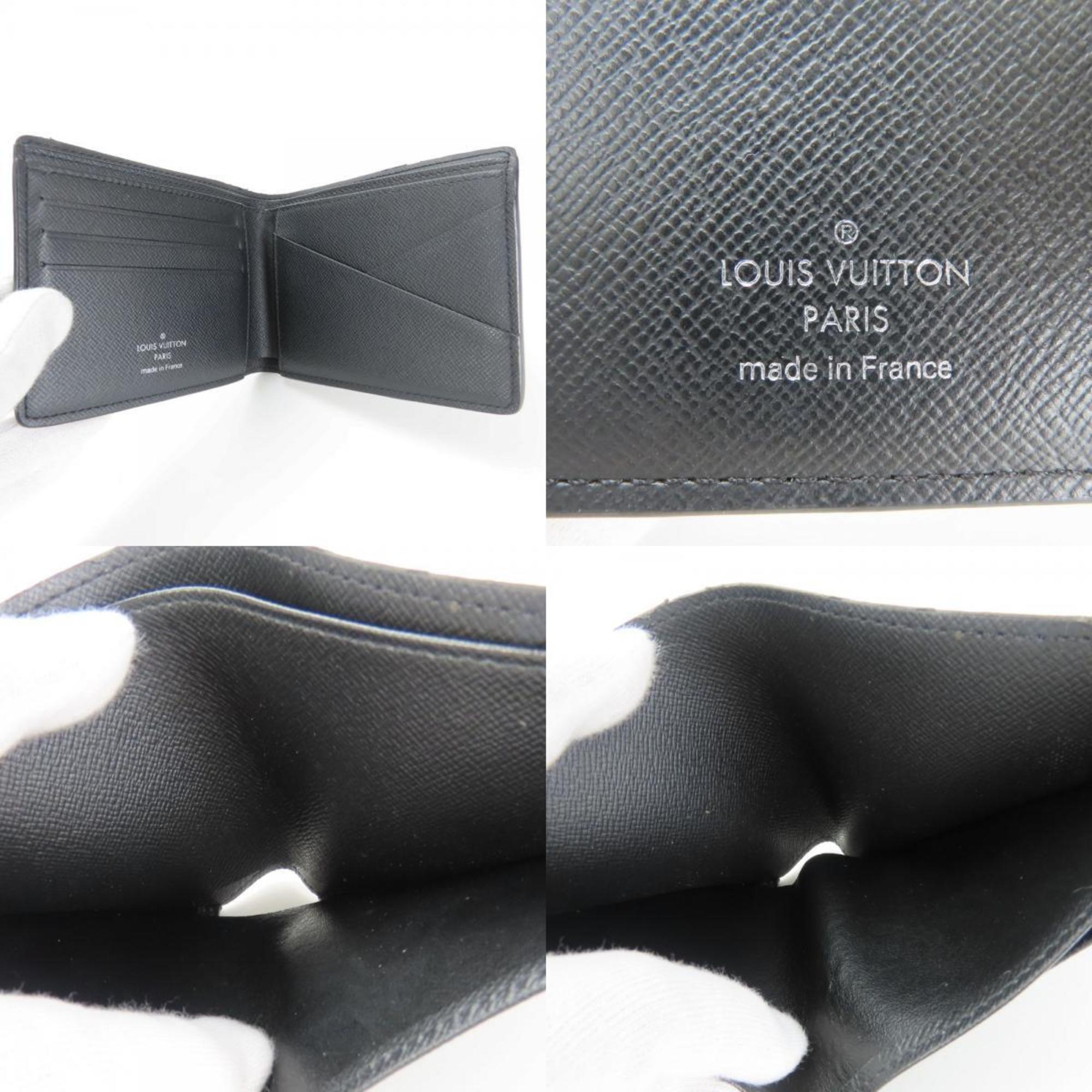 Louis Vuitton Black Monogram Eclipse Wallet (Bi-Fold) (Pre-Owned)
