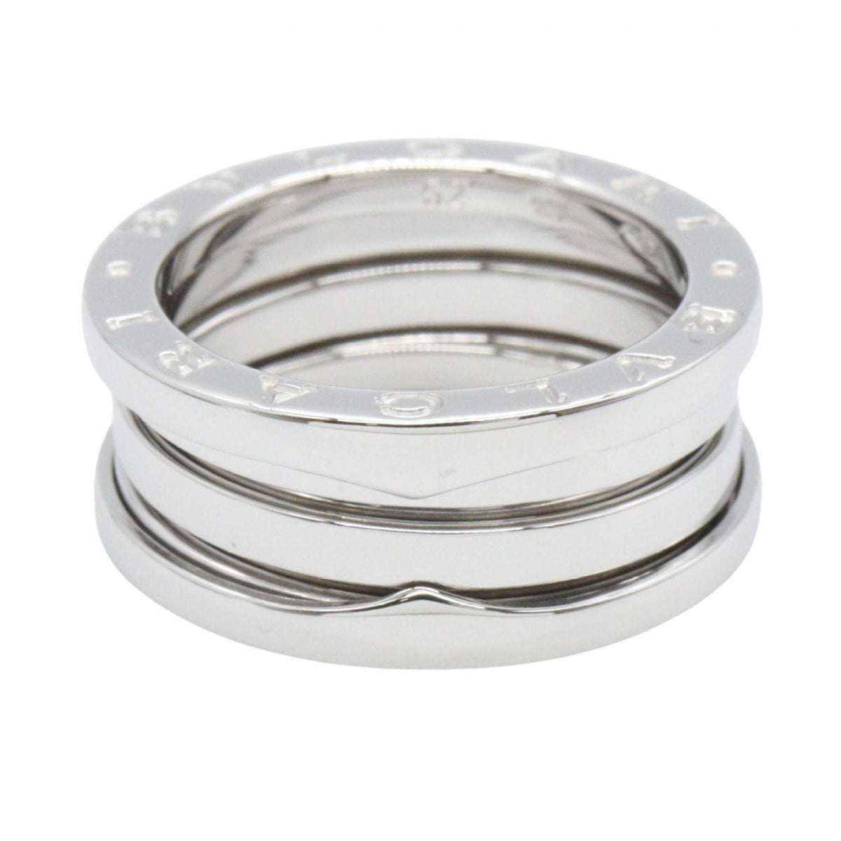 Bvlgari Silver White Gold (18K) Band Ring (Pre-Owned)