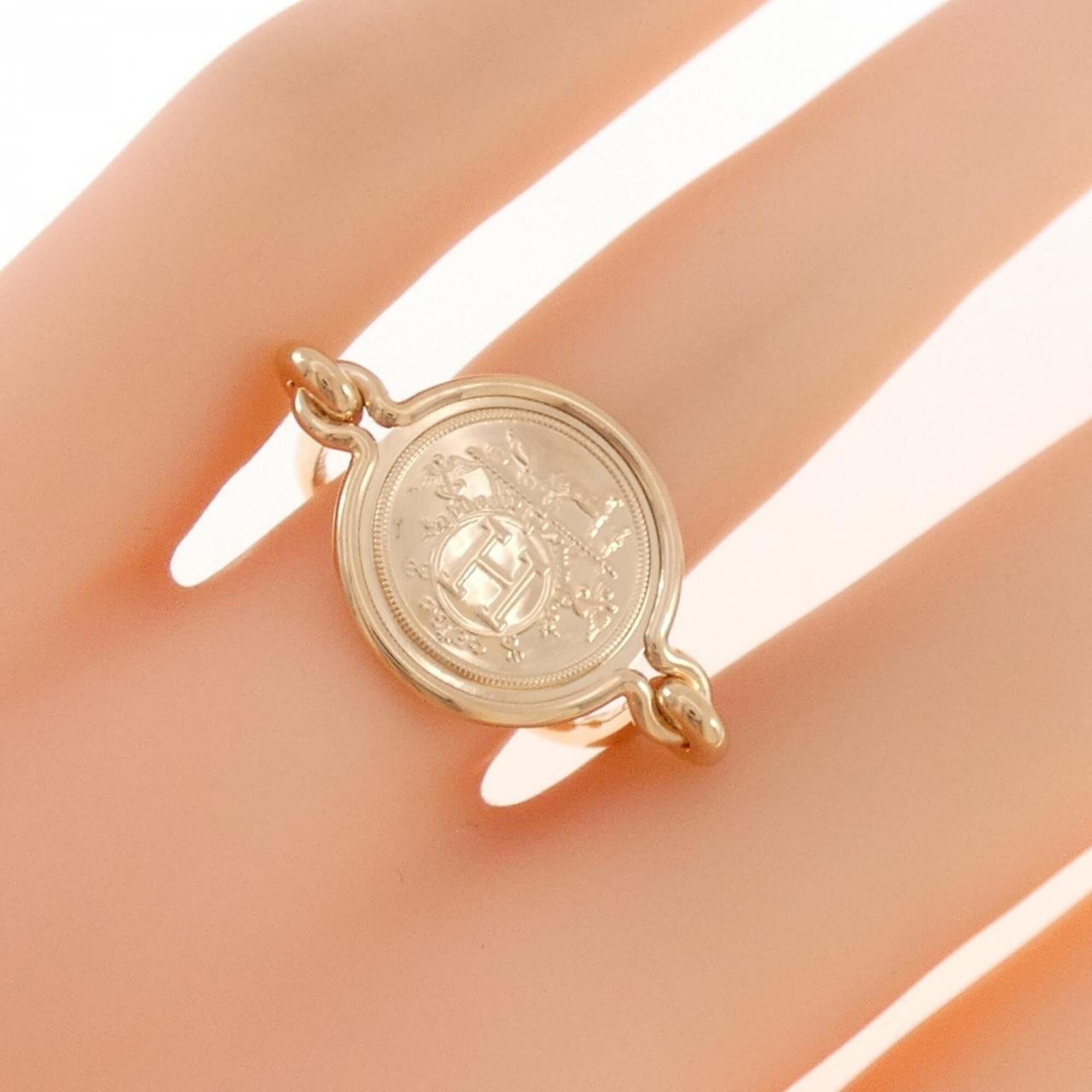 Hermes Pink Gold (18K) Band Ring (Pre-Owned)