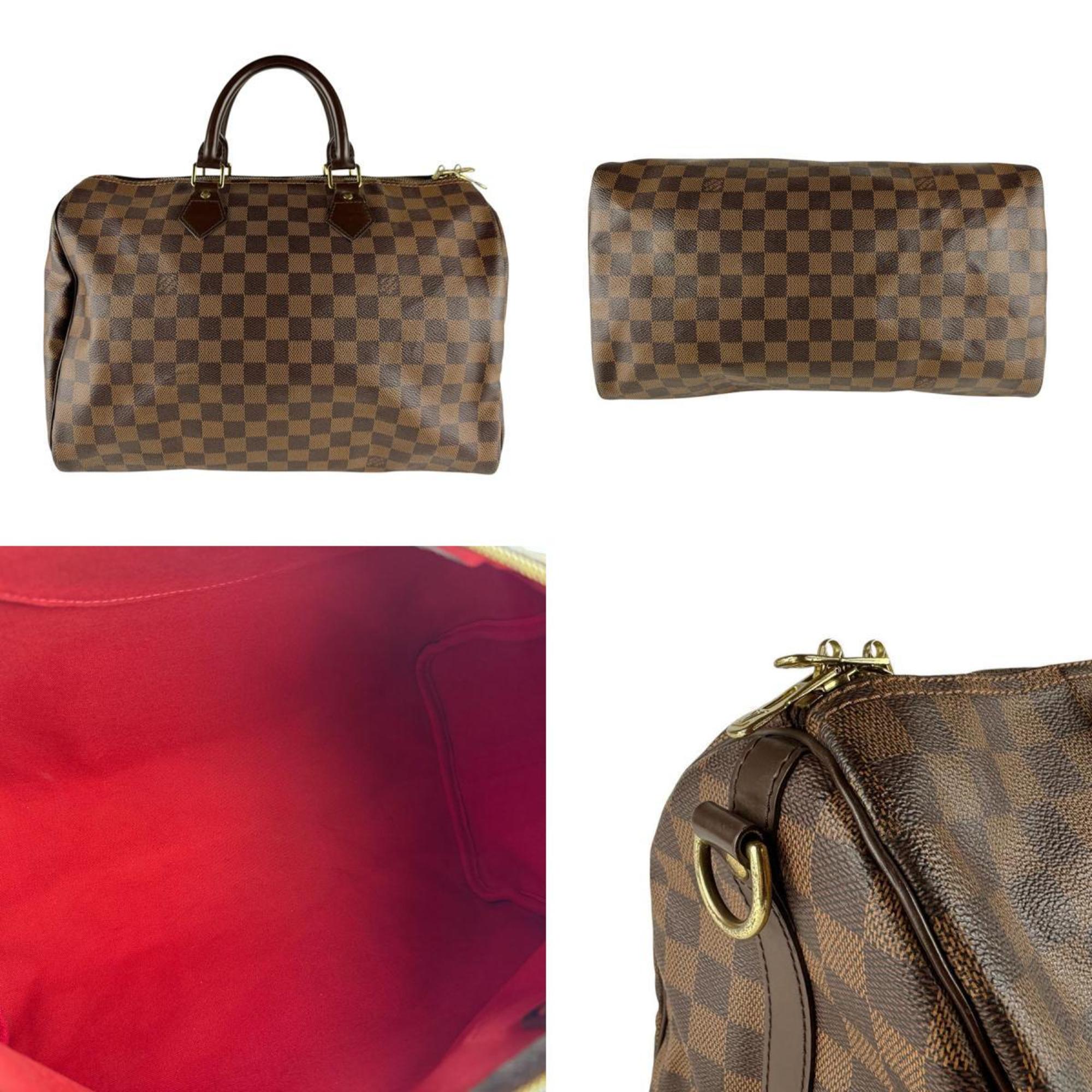 Louis Vuitton Ebene Damier Canvas Handbag (Pre-Owned)
