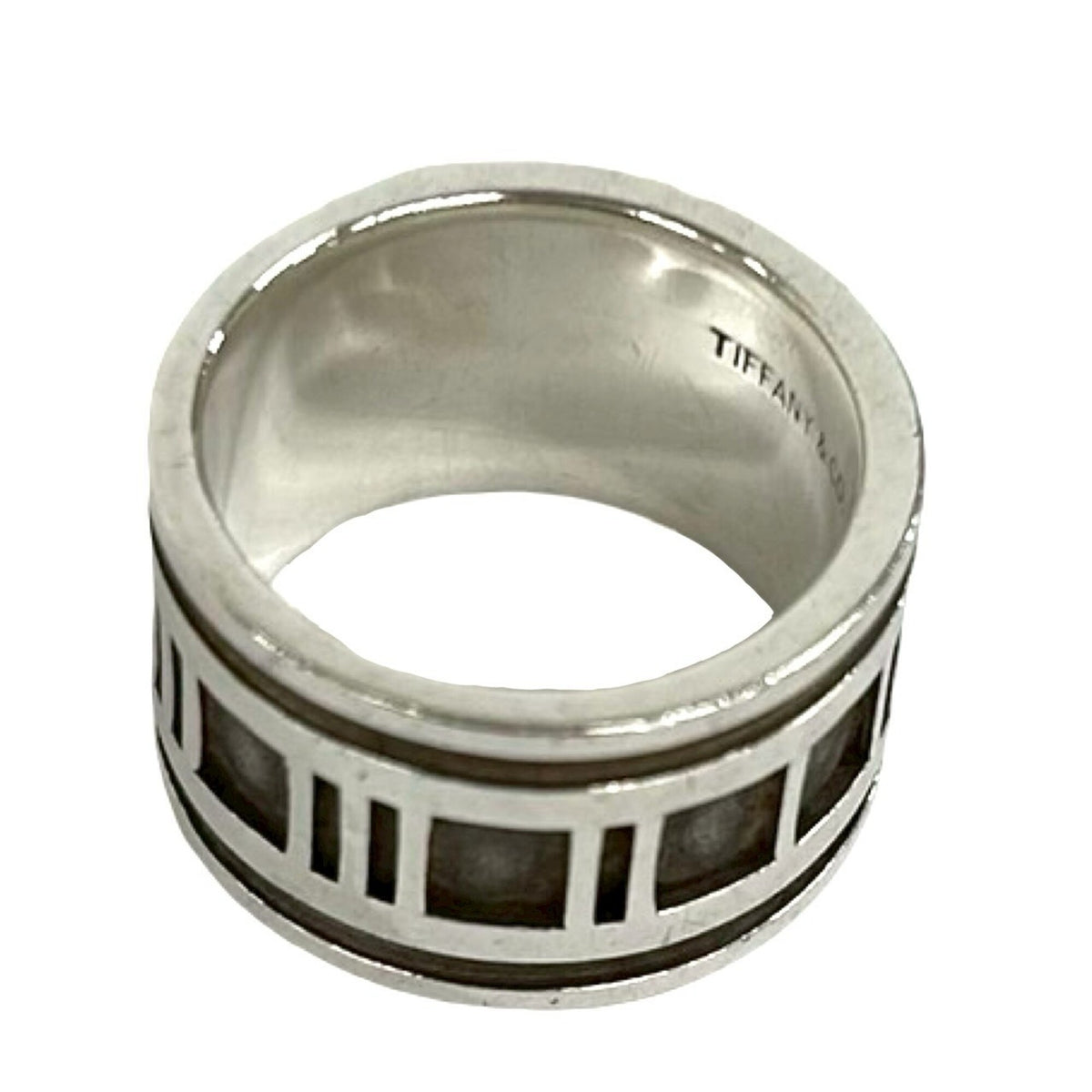 Tiffany Silver Silver 925 Band Ring (Pre-Owned)