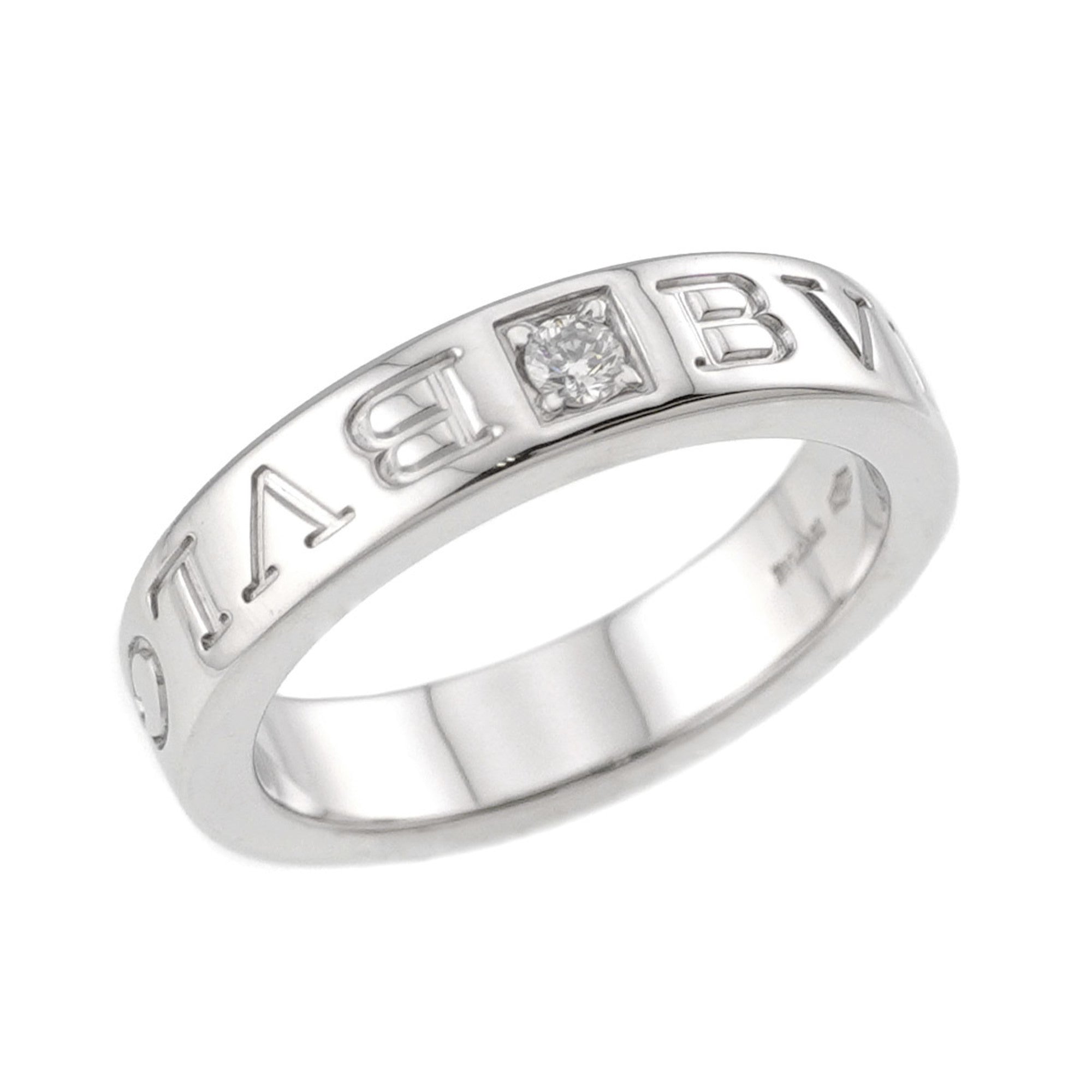 Bvlgari White Gold White Gold (18K) Band Ring (Pre-Owned)