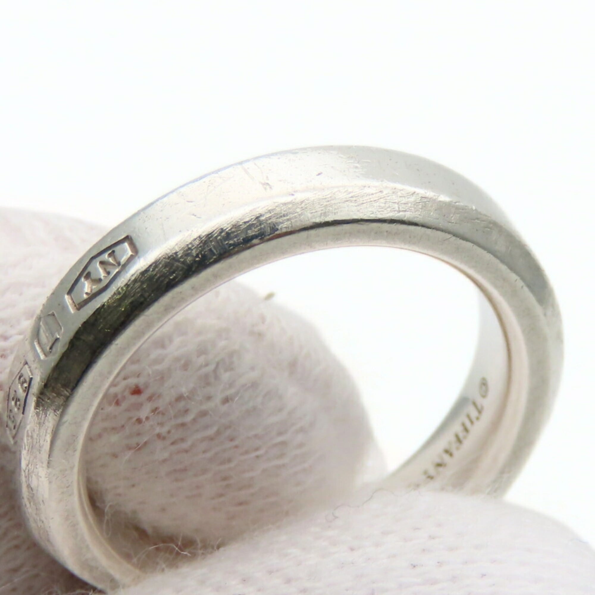 Tiffany Silver Silver 925 Band Ring (Pre-Owned)