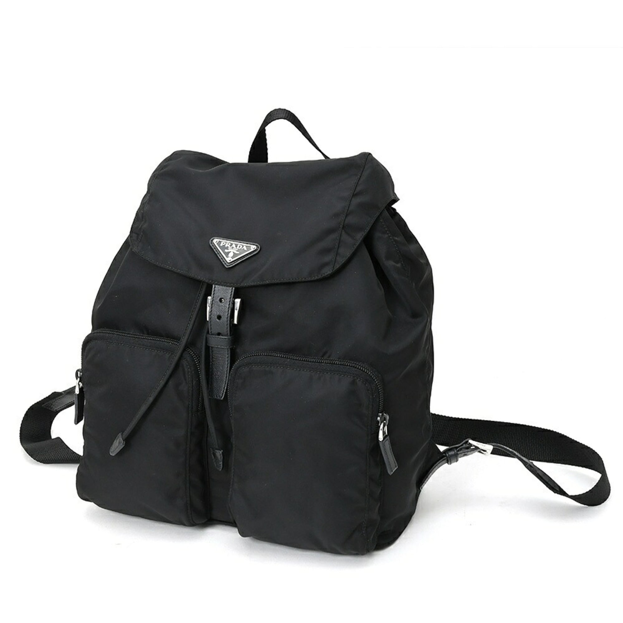 Prada Black Nylon Backpack (Pre-Owned)