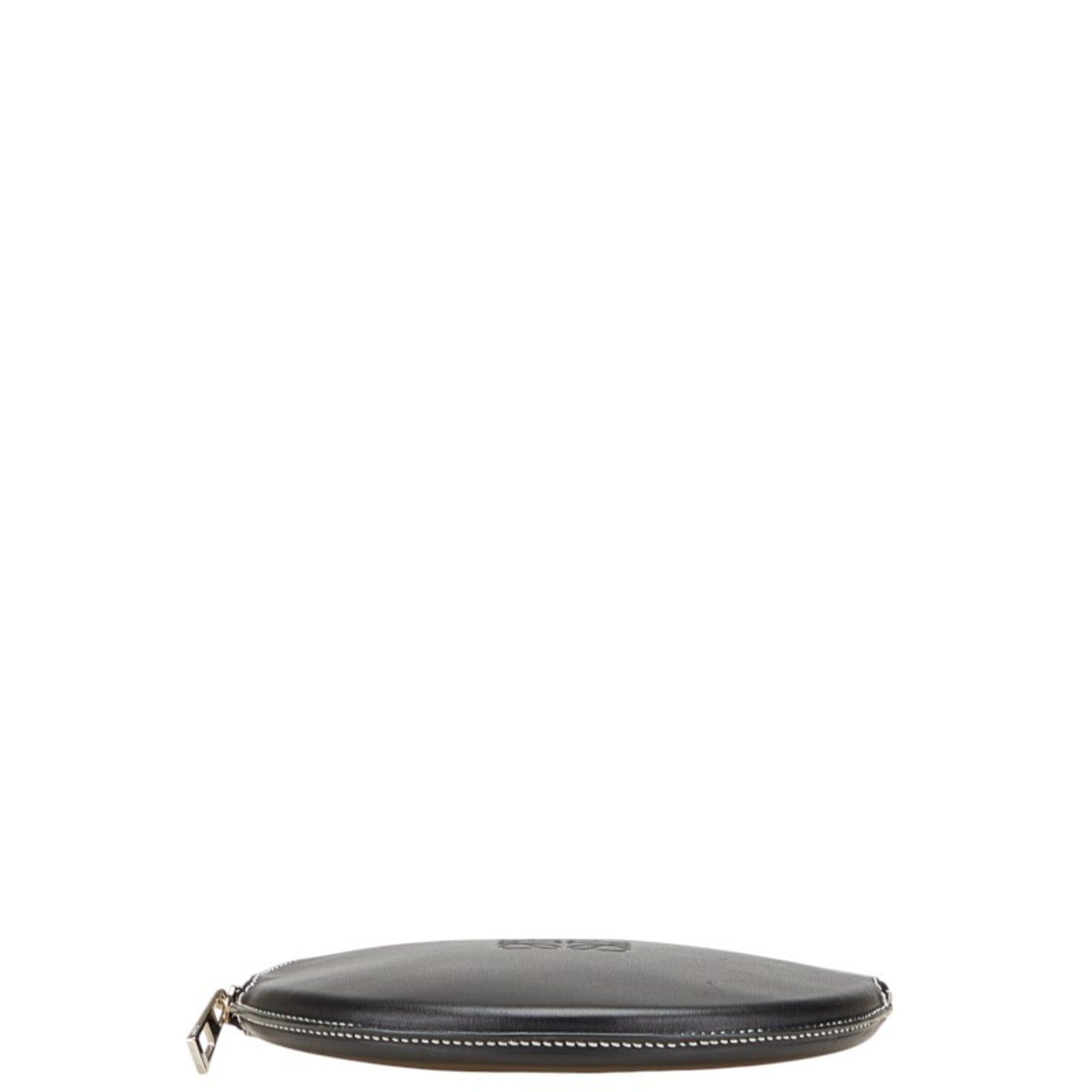 Loewe Black Leather Pouch (Pre-Owned)
