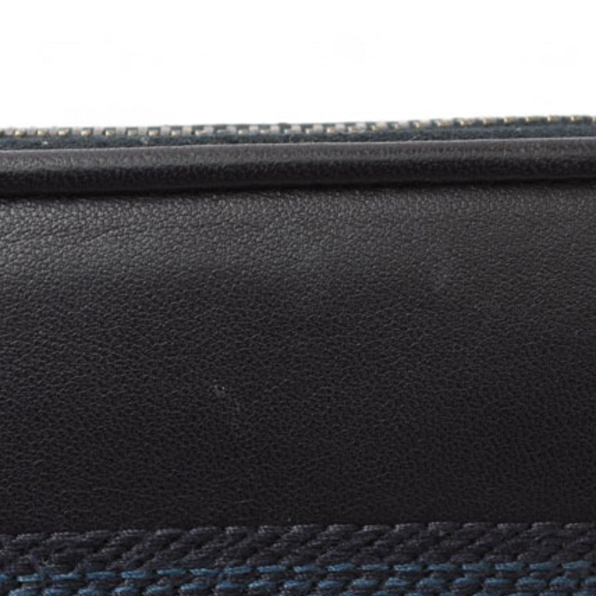 Bottega Veneta Navy Leather Long Wallet (Bi-Fold) (Pre-Owned)