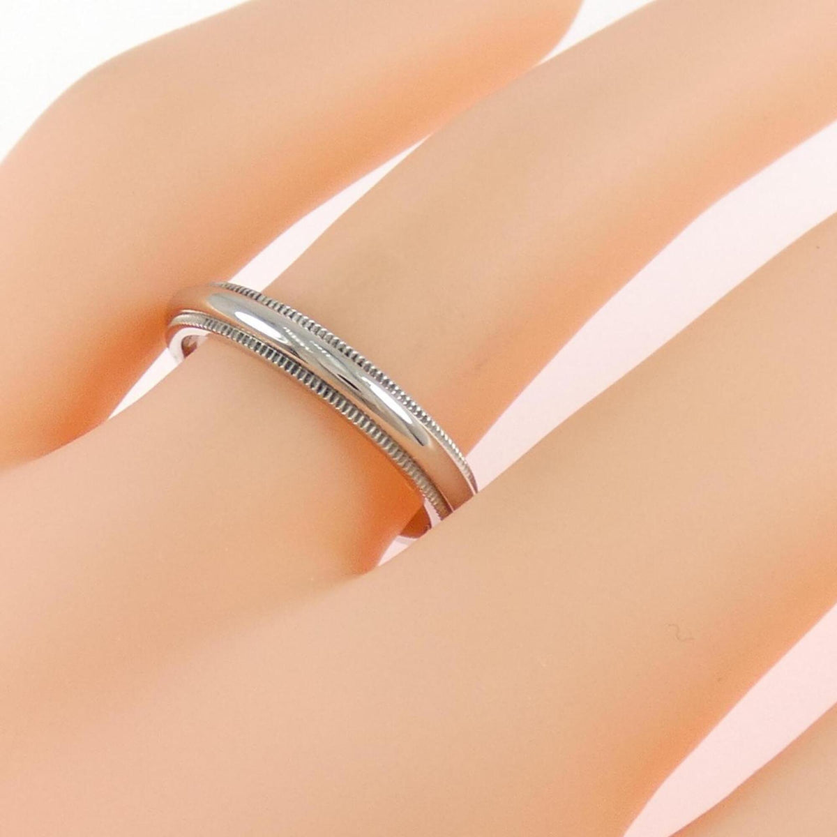 Tiffany Platinum 950 Band Ring (Pre-Owned)