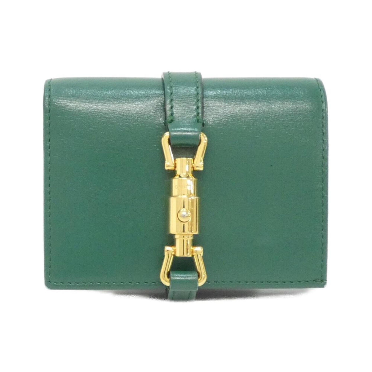 Gucci Emerald Green Leather Wallet (Bi-Fold) (Pre-Owned)