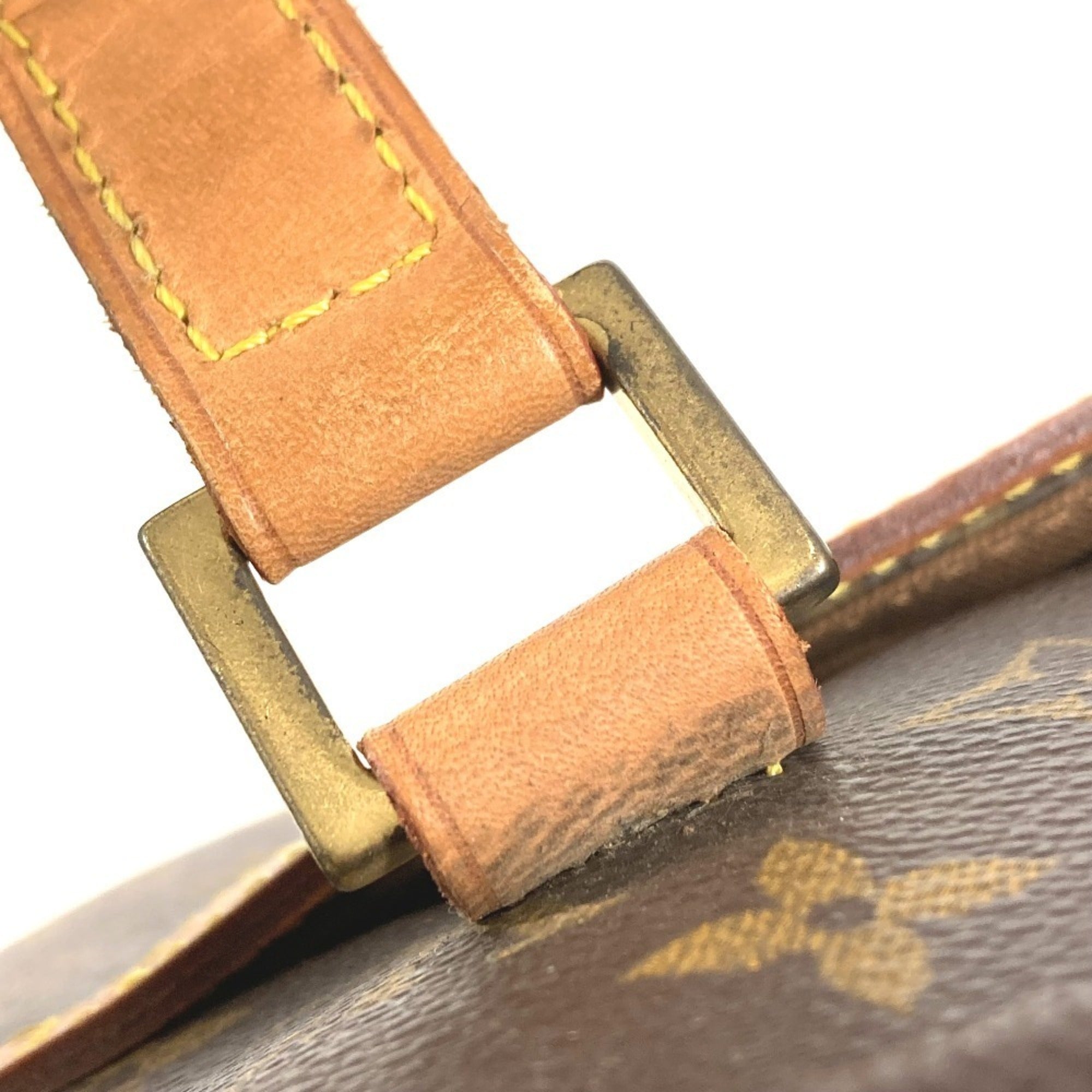 Louis Vuitton Brown Monogram Canvas Handbag Tote Bag (Pre-Owned)