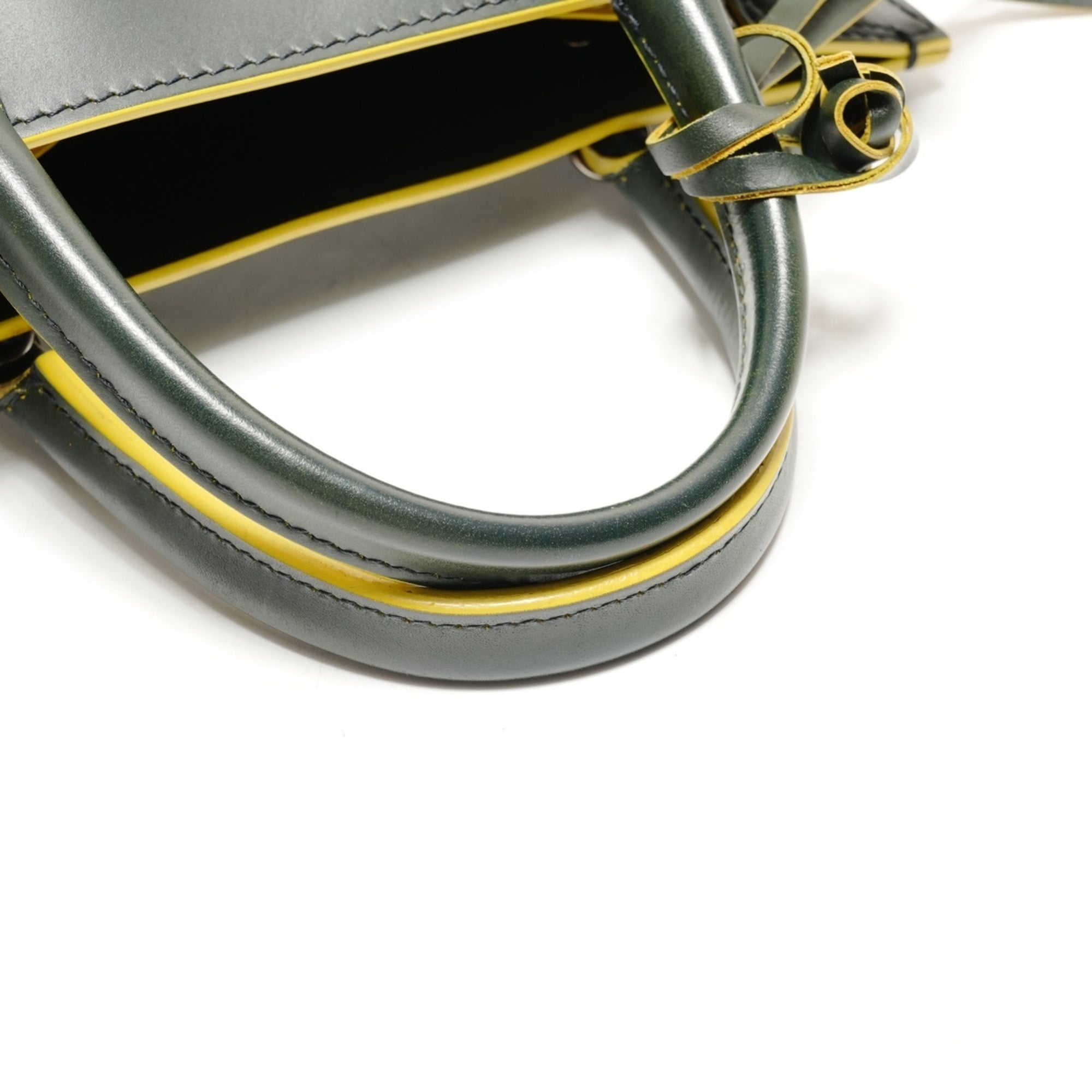Balenciaga Green Leather Handbag (Pre-Owned)
