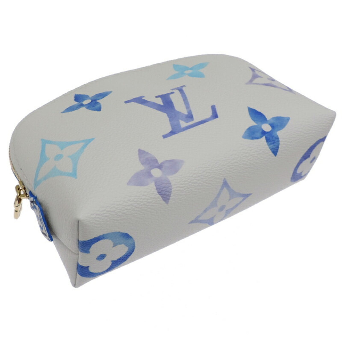 Louis Vuitton Blue White Pouch (Pre-Owned)