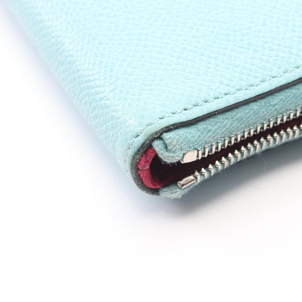 Hermes Blue Atoll Epsom Leather Long Wallet (Bi-Fold) (Pre-Owned)
